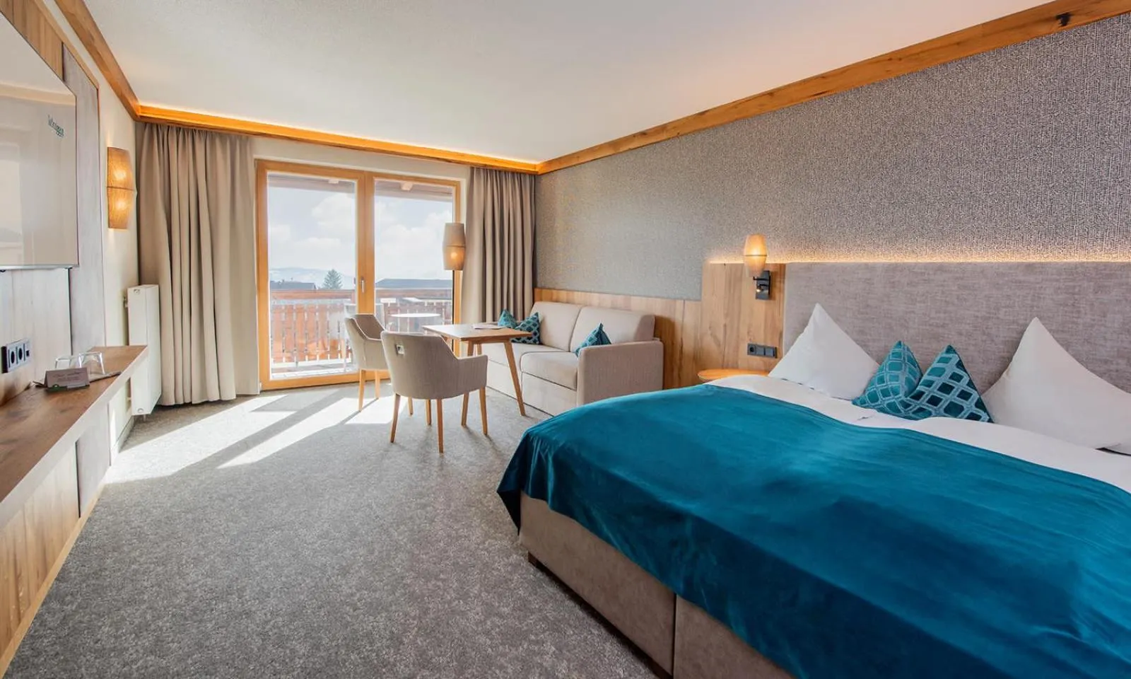 Bedroom, Bed in Hotel Königgut