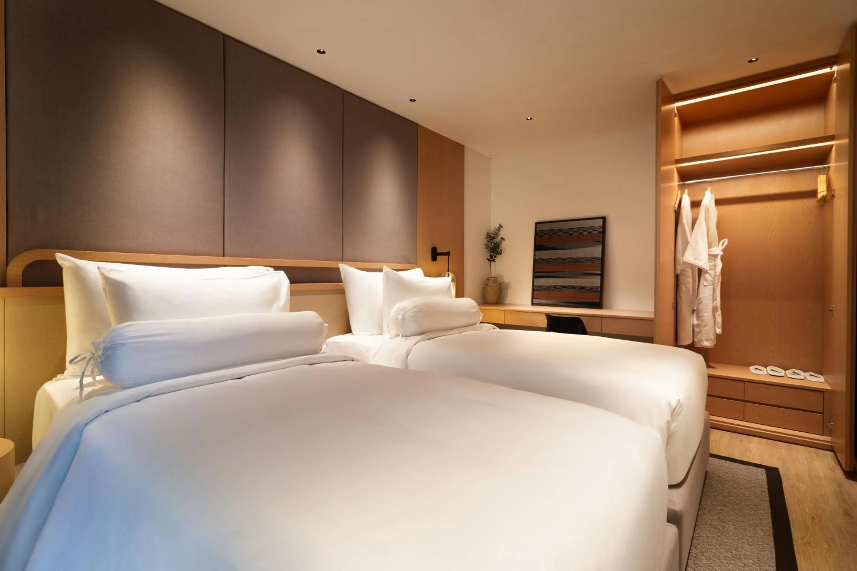 Bed in Beachwalk Residence
