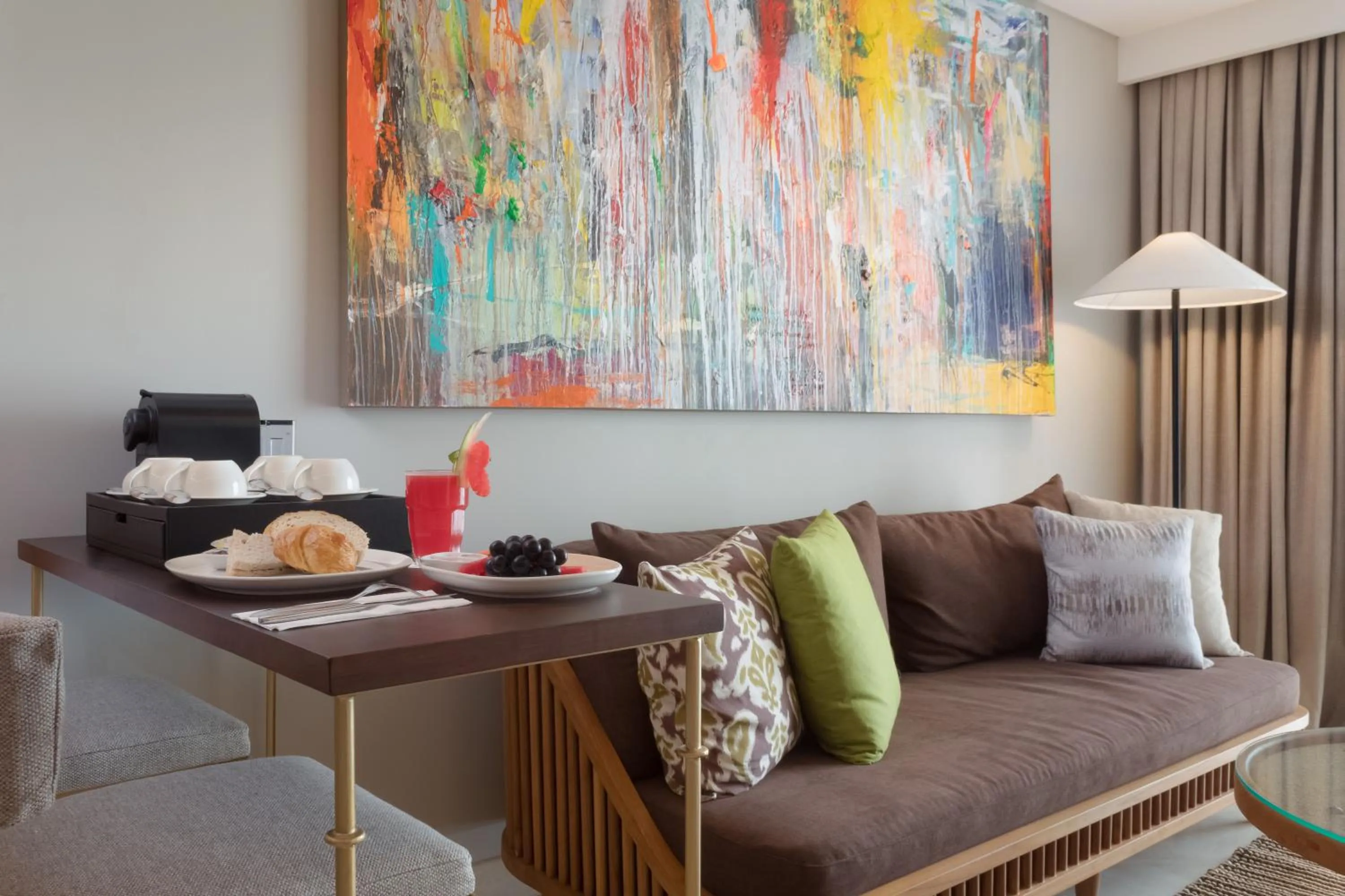 Living room in Beachwalk Residence