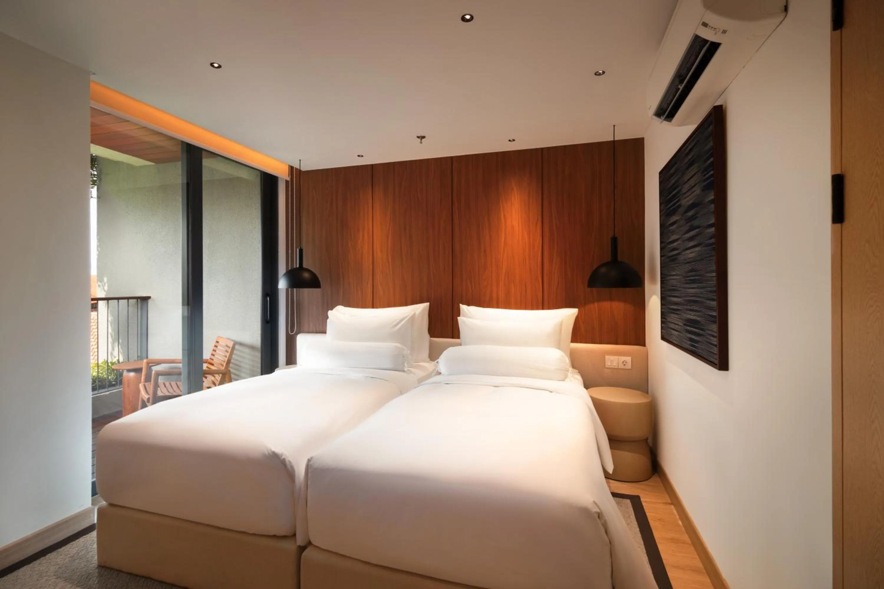 Bed in Beachwalk Residence