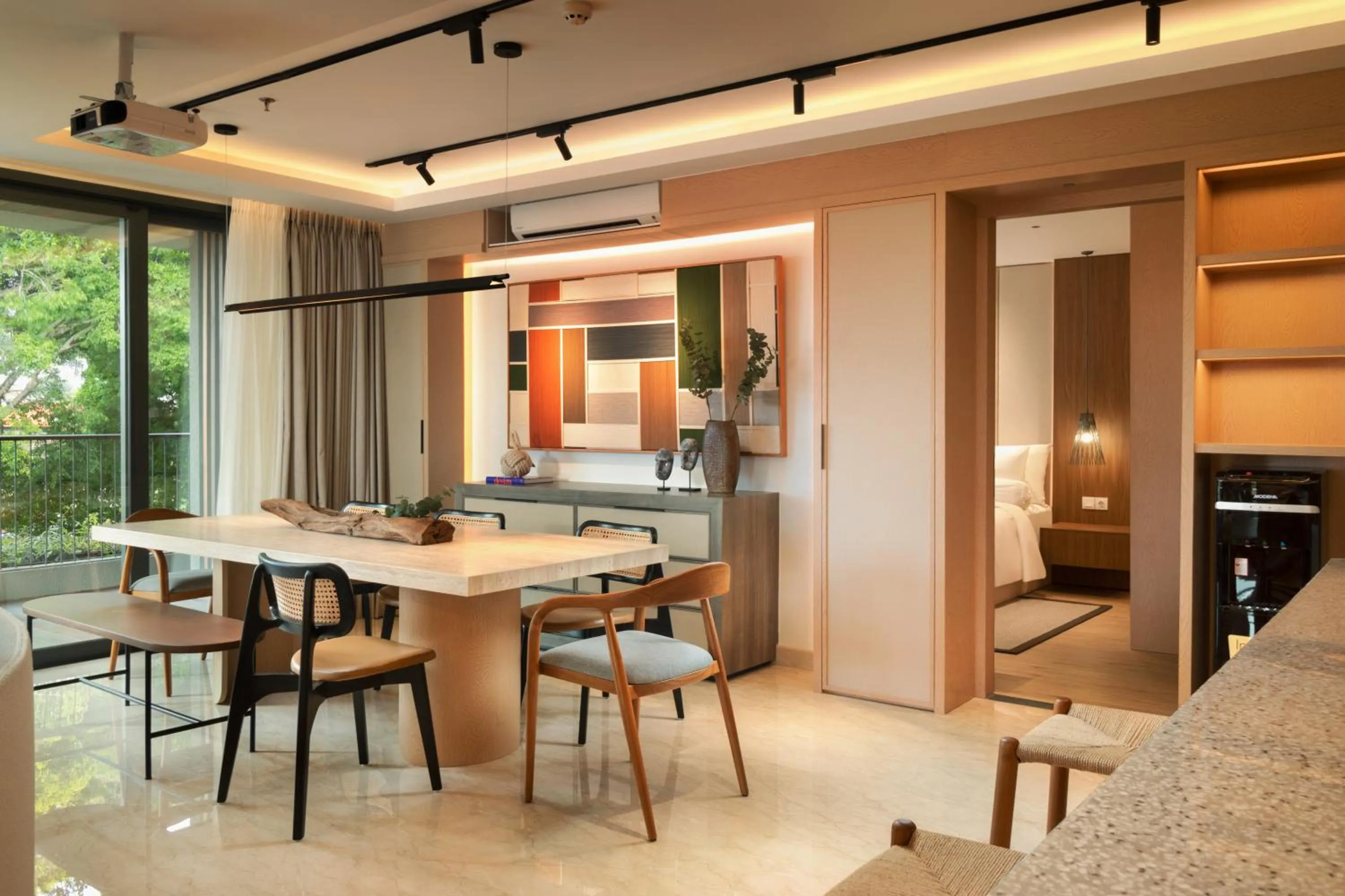 Living room in Beachwalk Residence