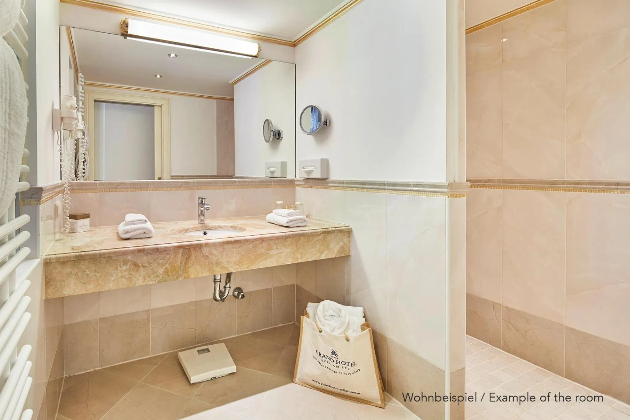 Bathroom in Grand Hotel Zell am See