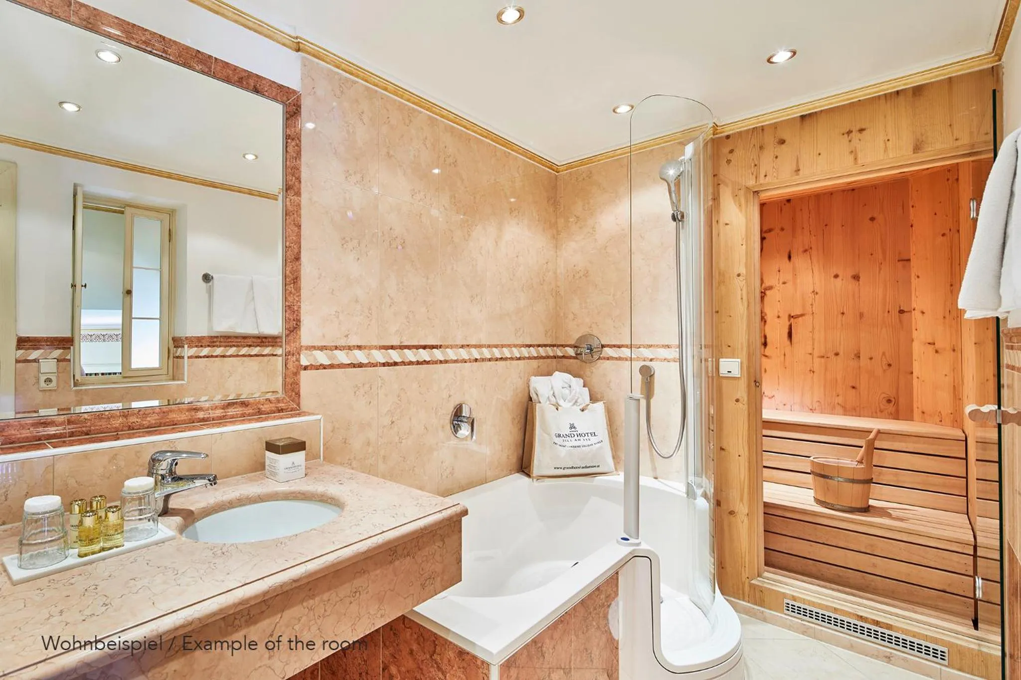 Bathroom in Grand Hotel Zell am See