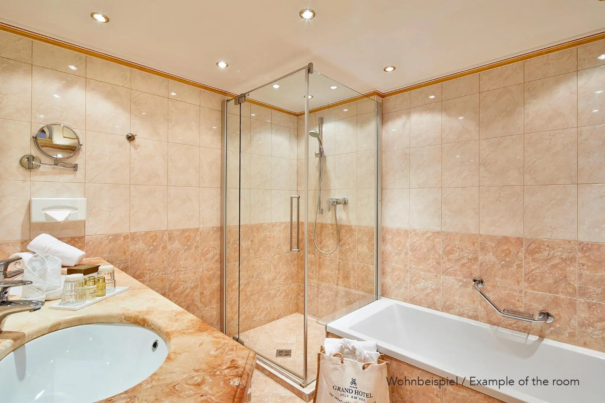 Bathroom in Grand Hotel Zell am See