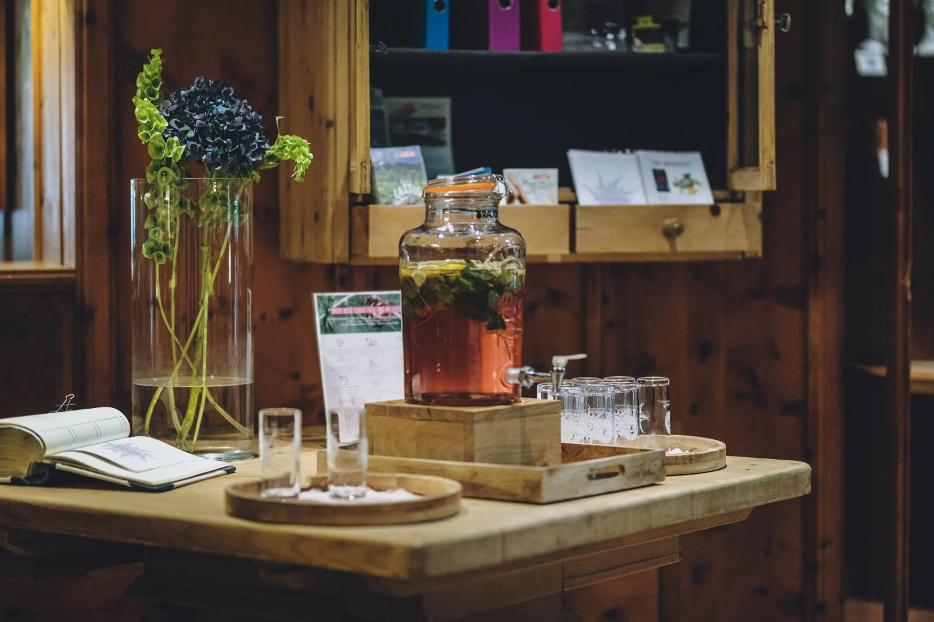 Lobby or reception in Hotel DIE SONNE