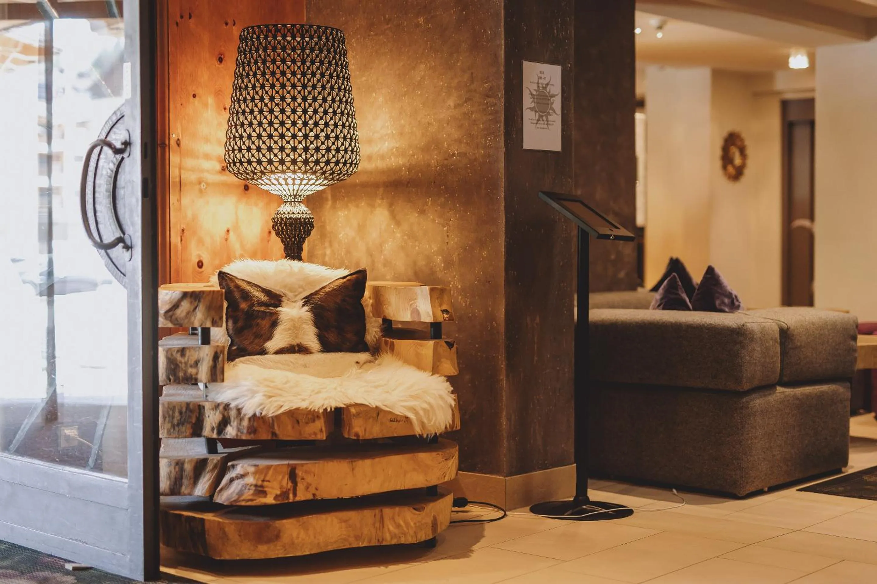 Living room in Hotel DIE SONNE