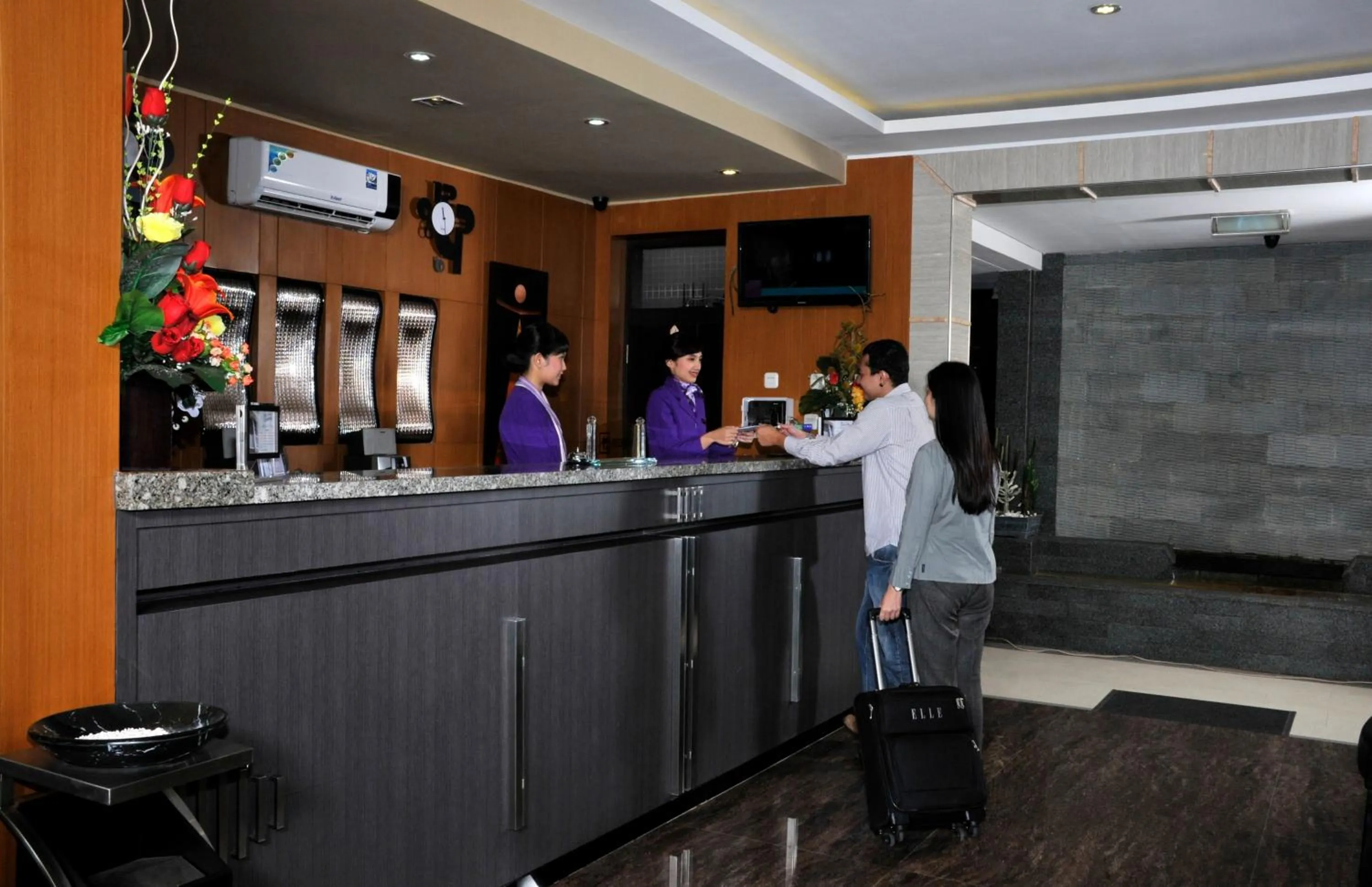 Lobby or reception in Hotel Victory Bandung