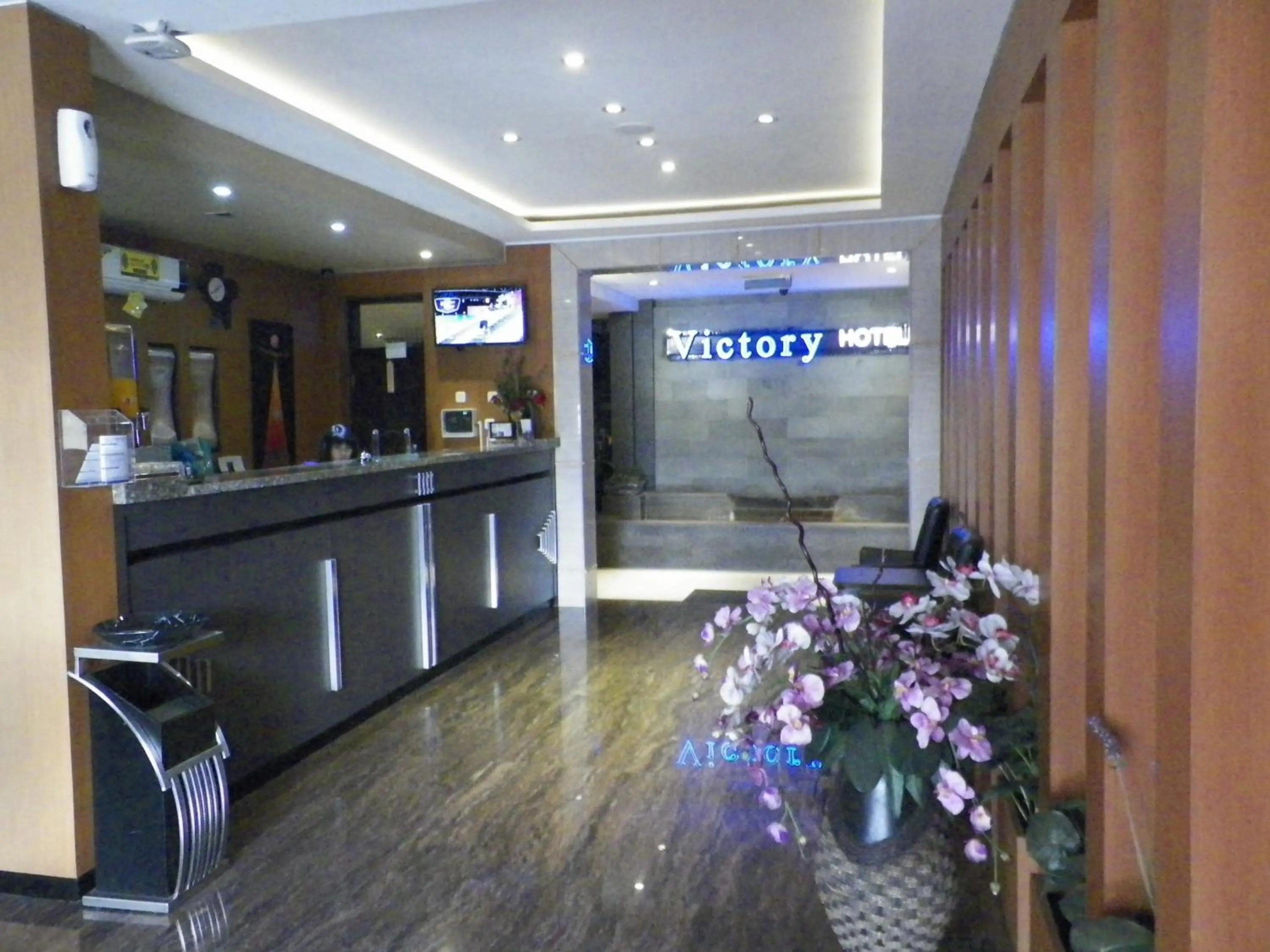 Lobby or reception in Hotel Victory Bandung