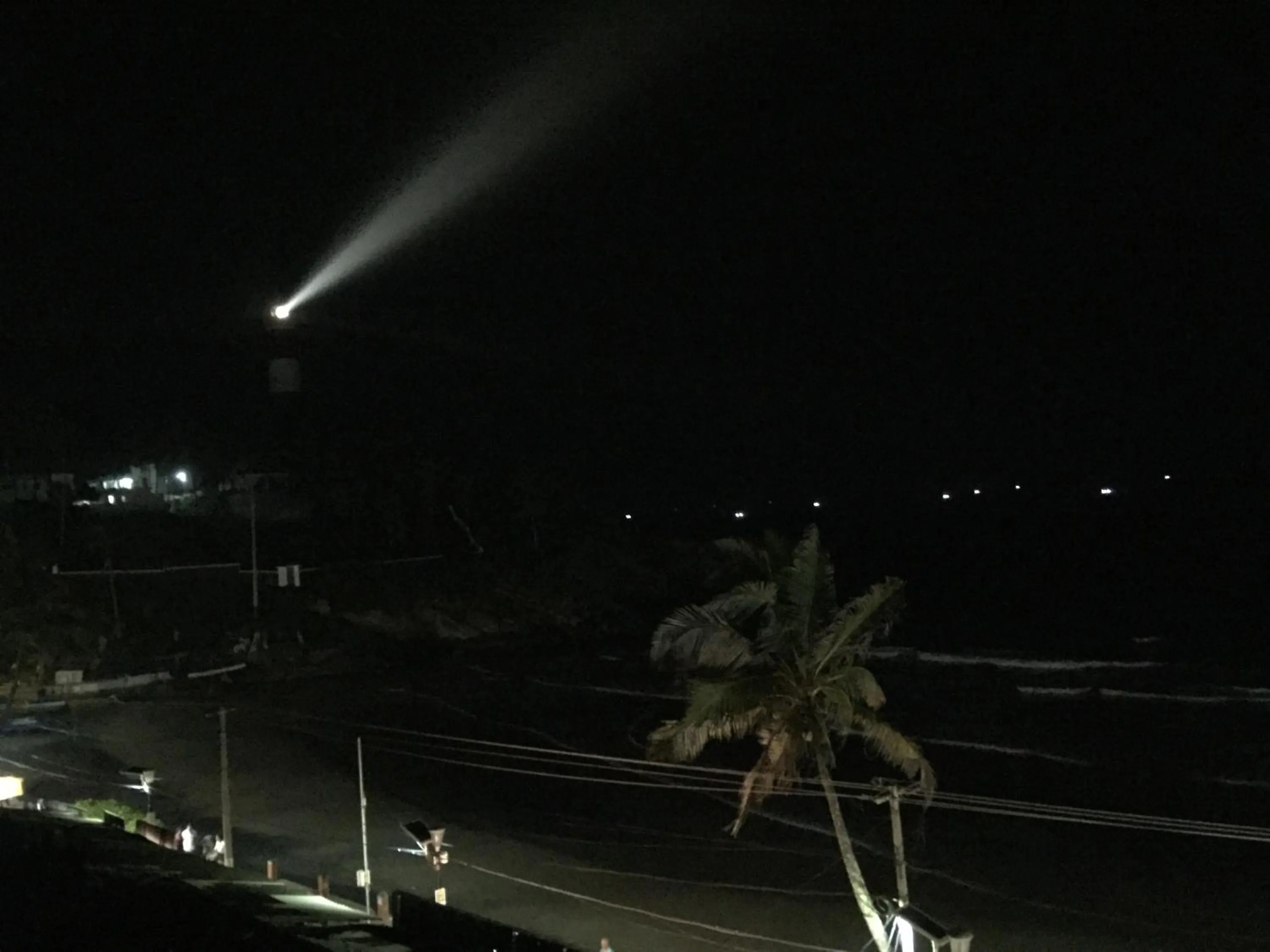 Night in The Ocean Park Beach Resort