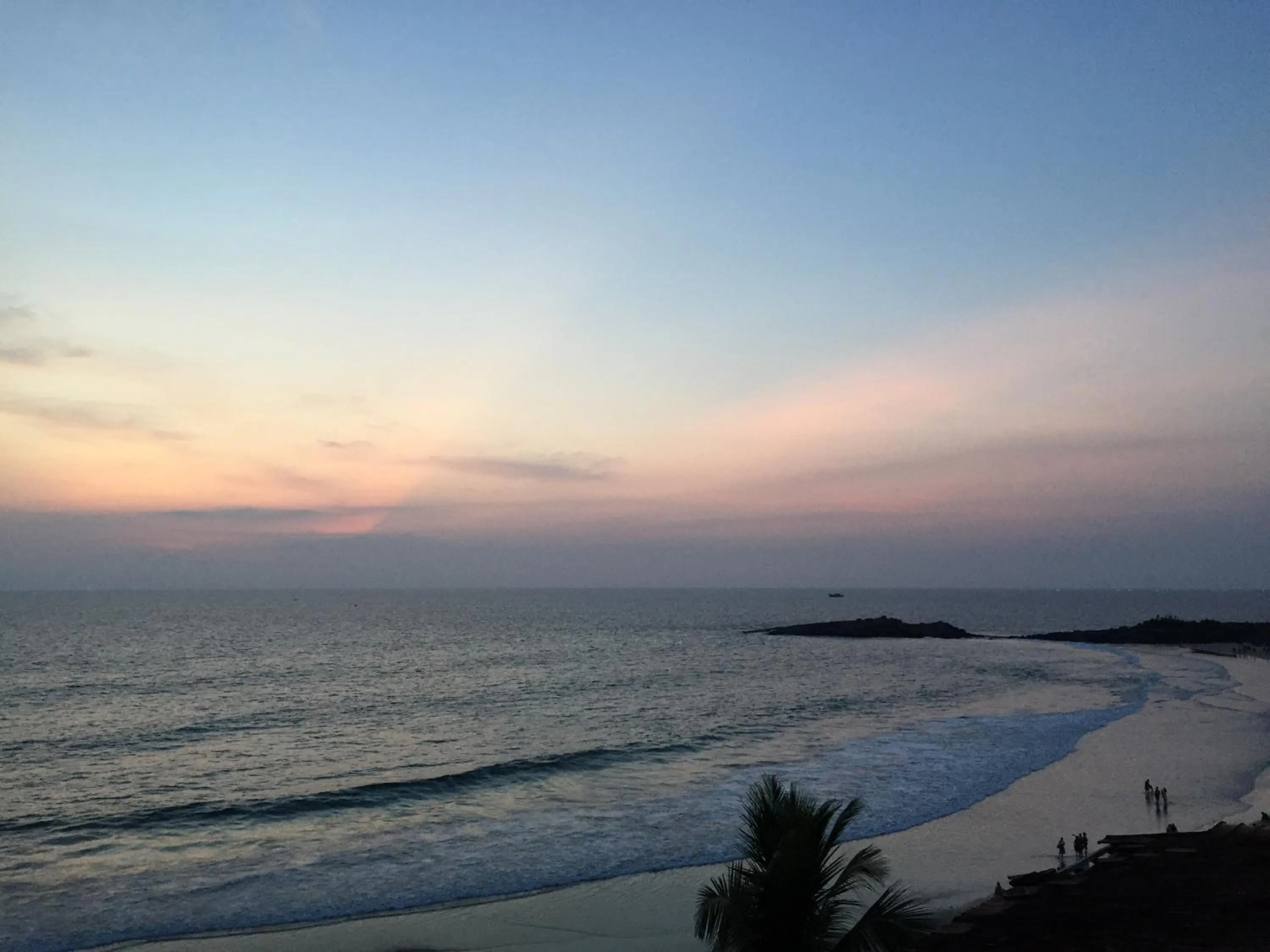 Sunset in The Ocean Park Beach Resort