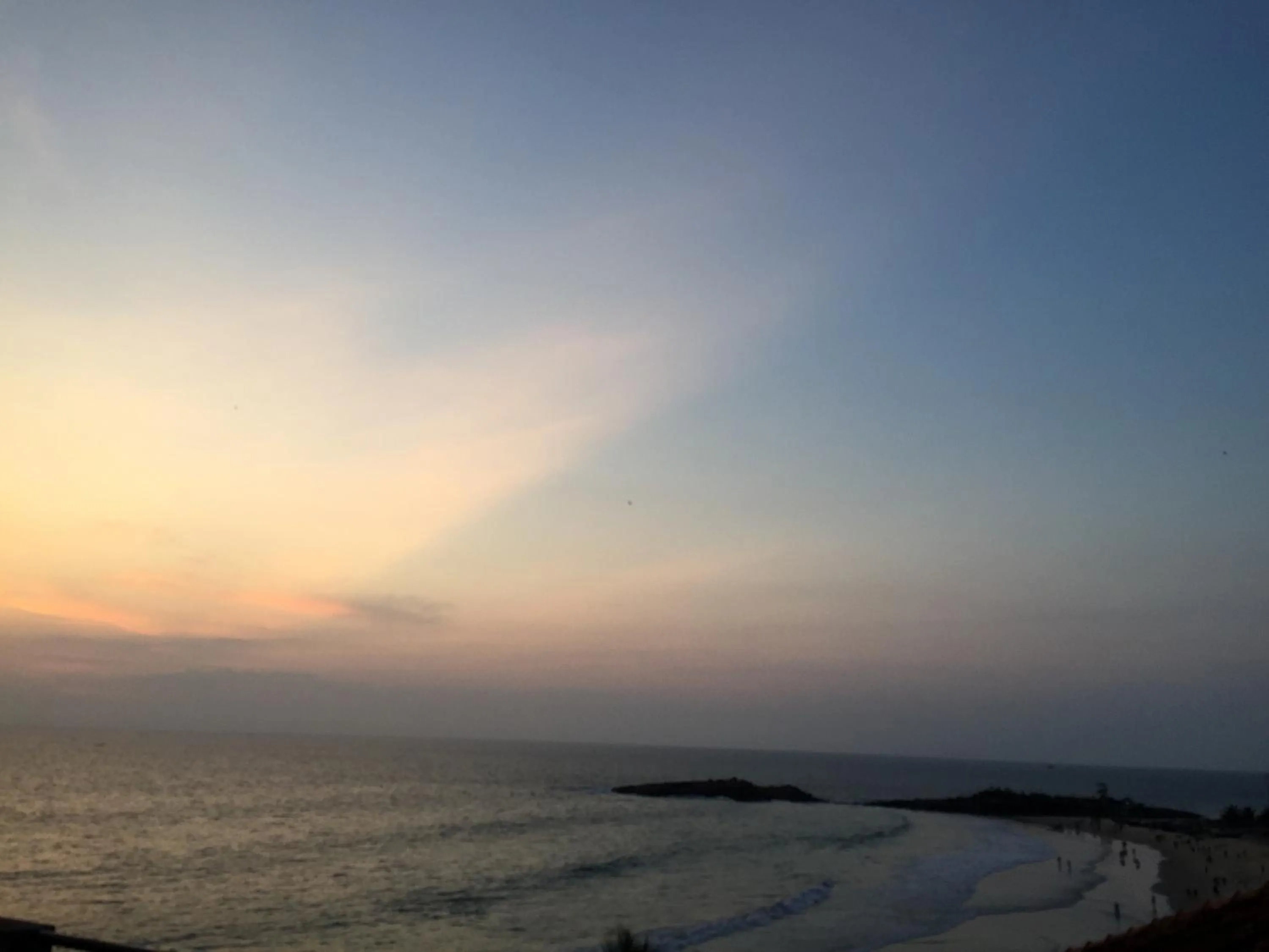 Sunset in The Ocean Park Beach Resort