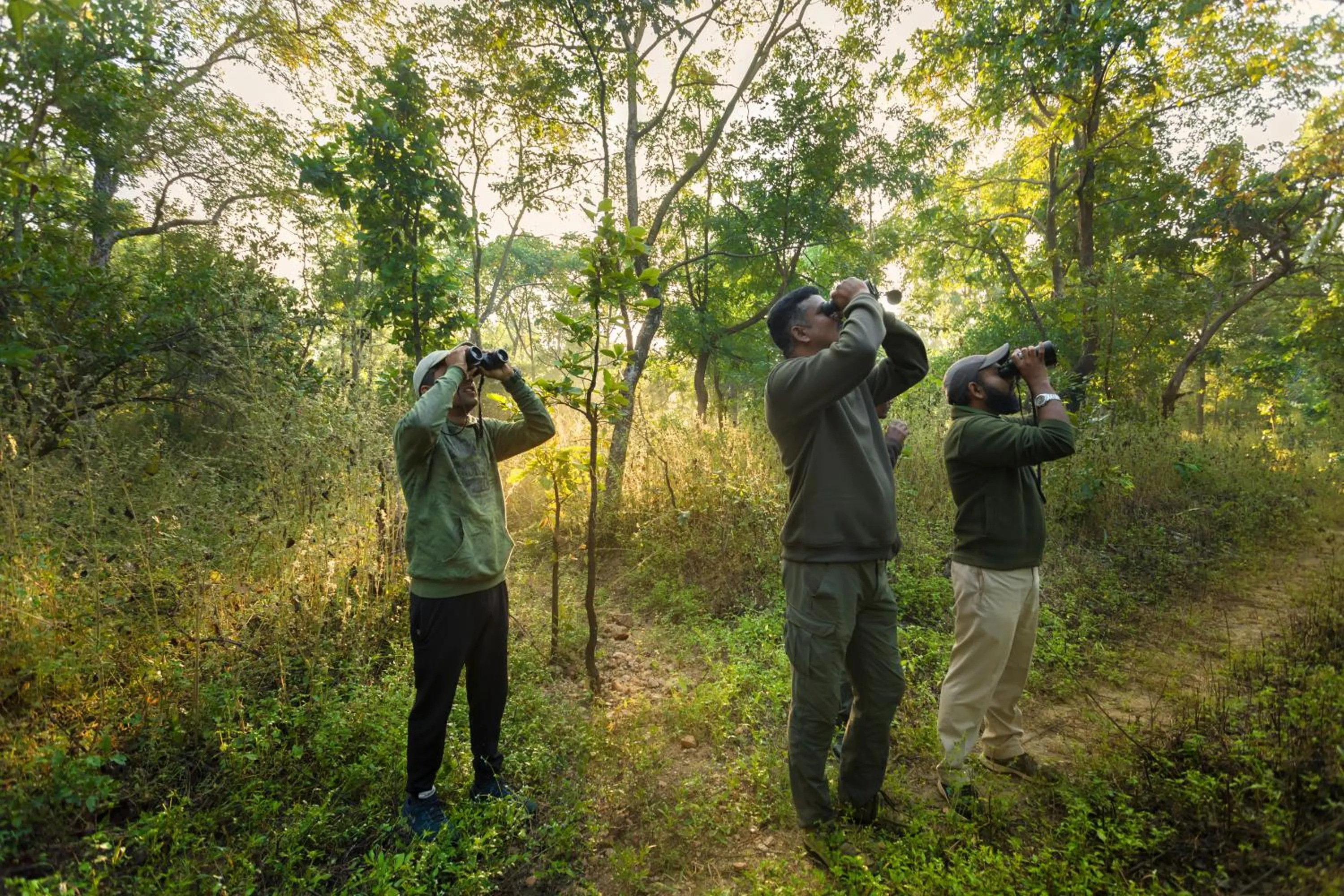 People in Pench Jungle Camp
