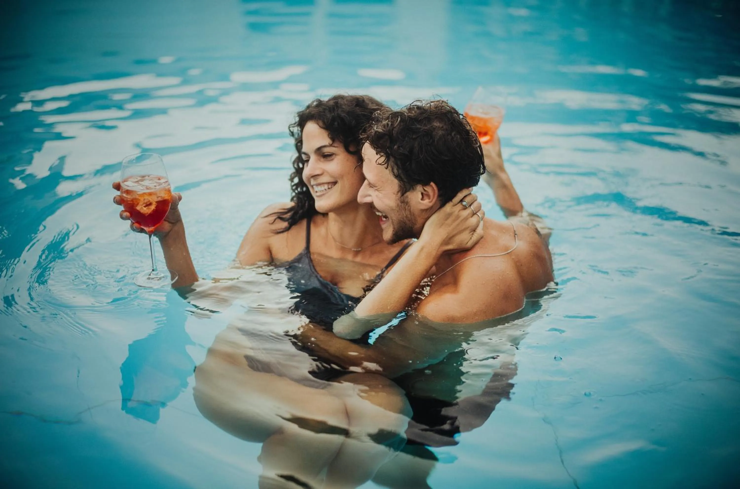 Swimming pool in Romantik Spa Hotel Elixhauser Wirt