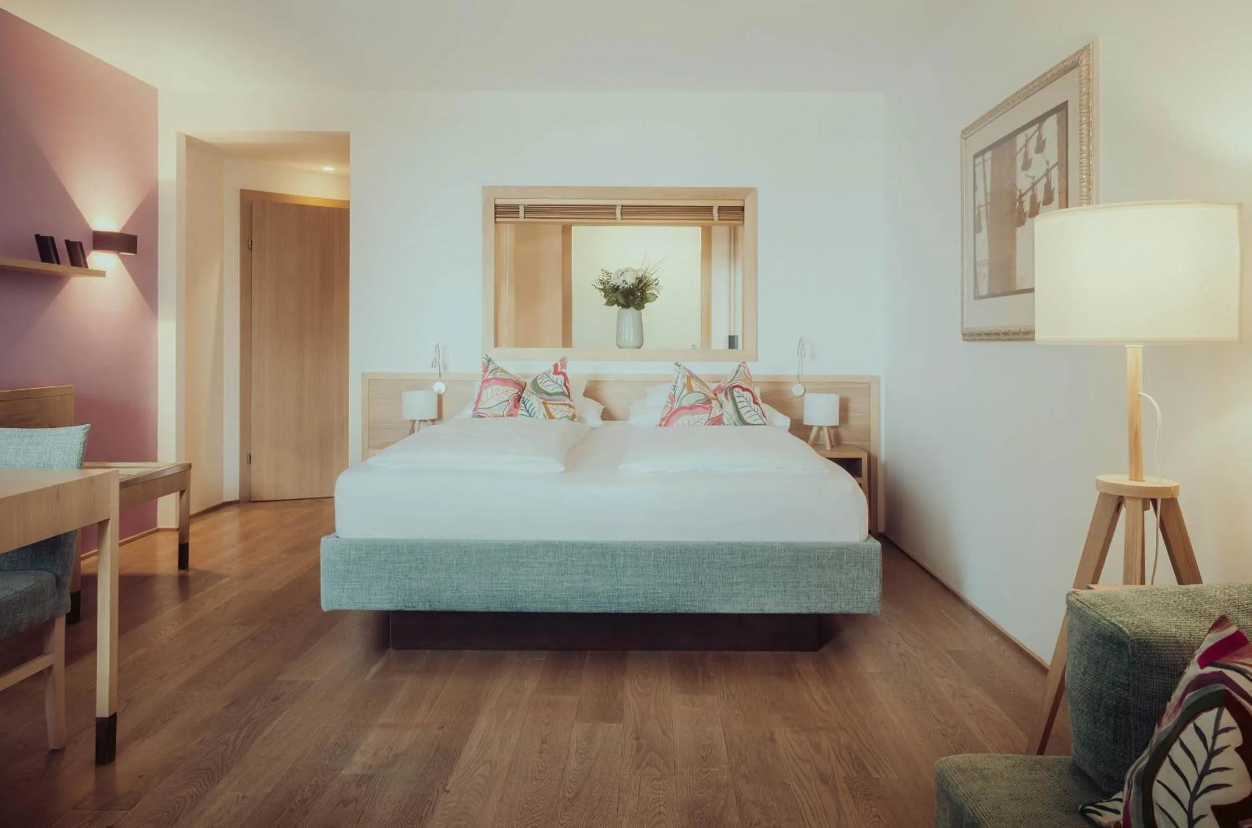 Bed in Romantik Spa Hotel Elixhauser Wirt