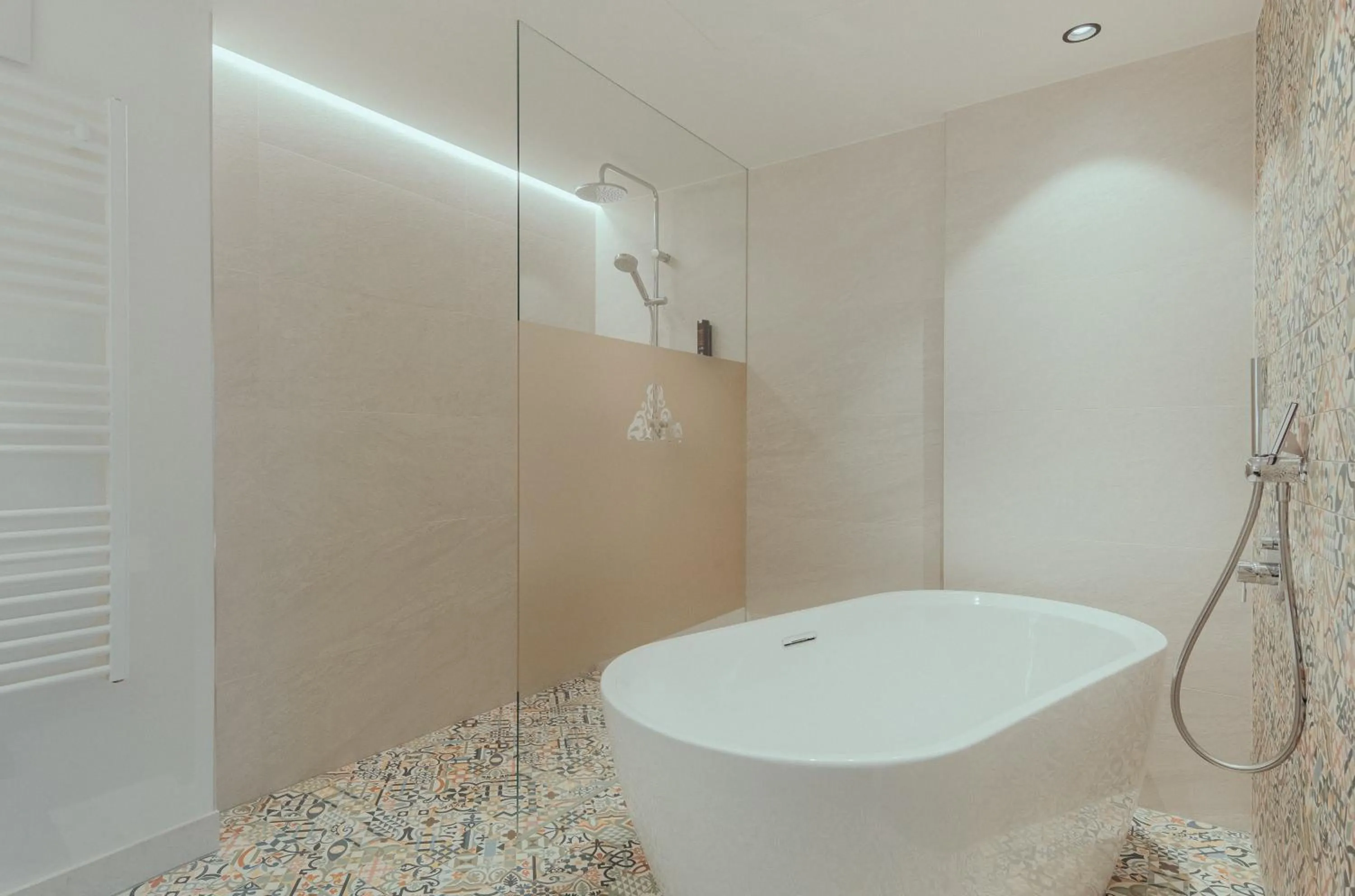 Bathroom in Romantik Spa Hotel Elixhauser Wirt