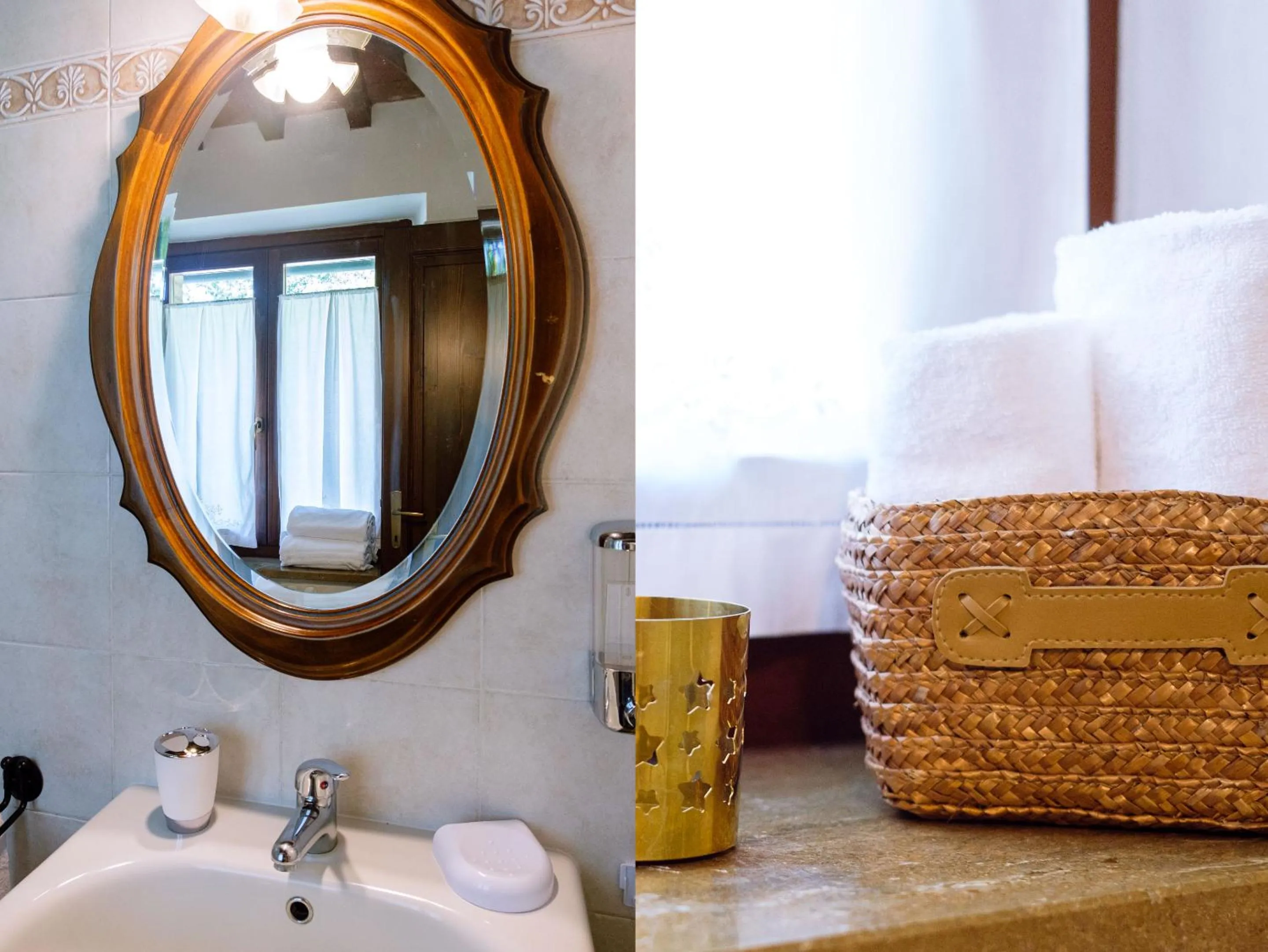 Bathroom in Agriturismo Cavalierino