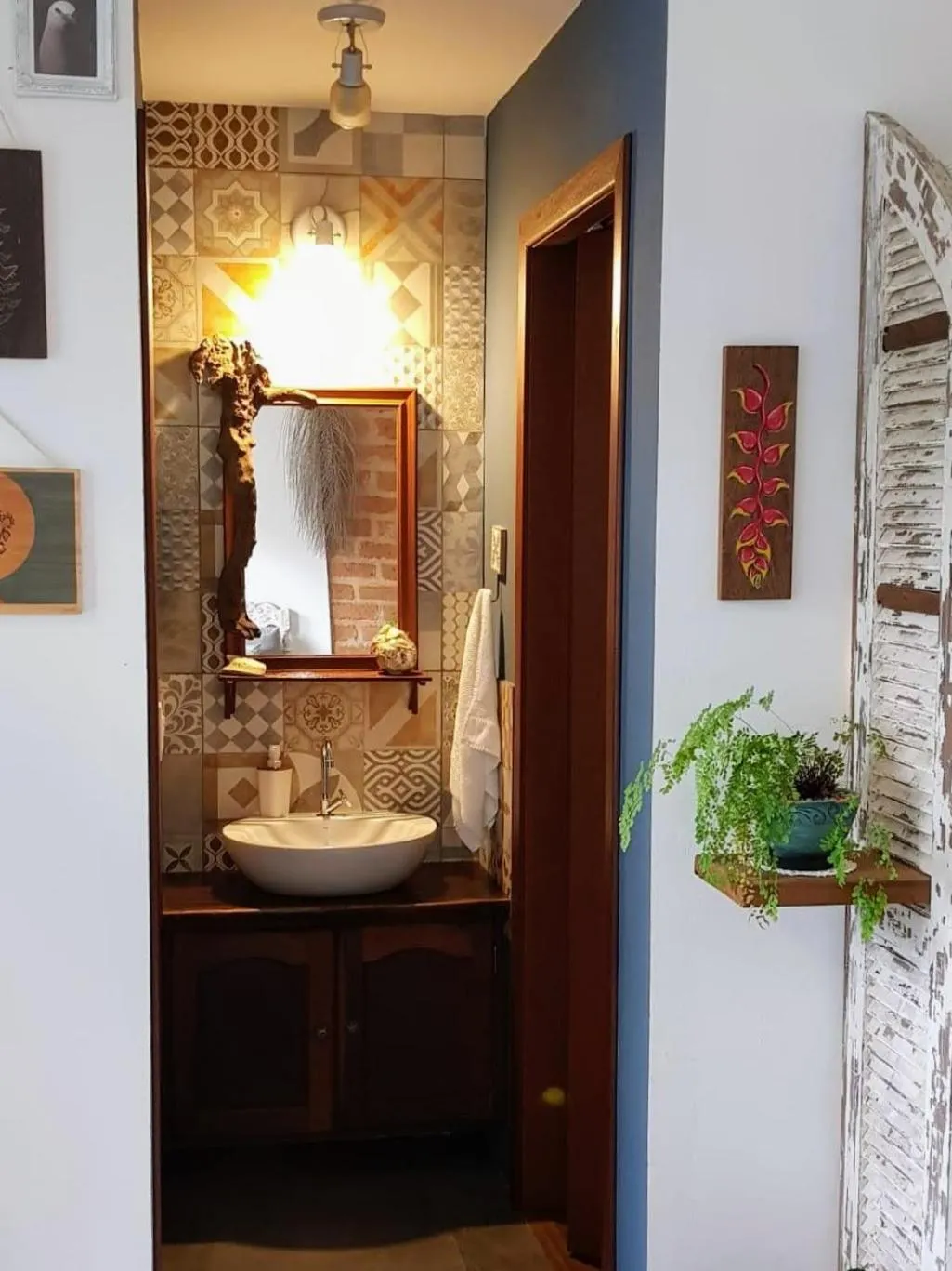 Seating area in Pousada Vila Guyrá