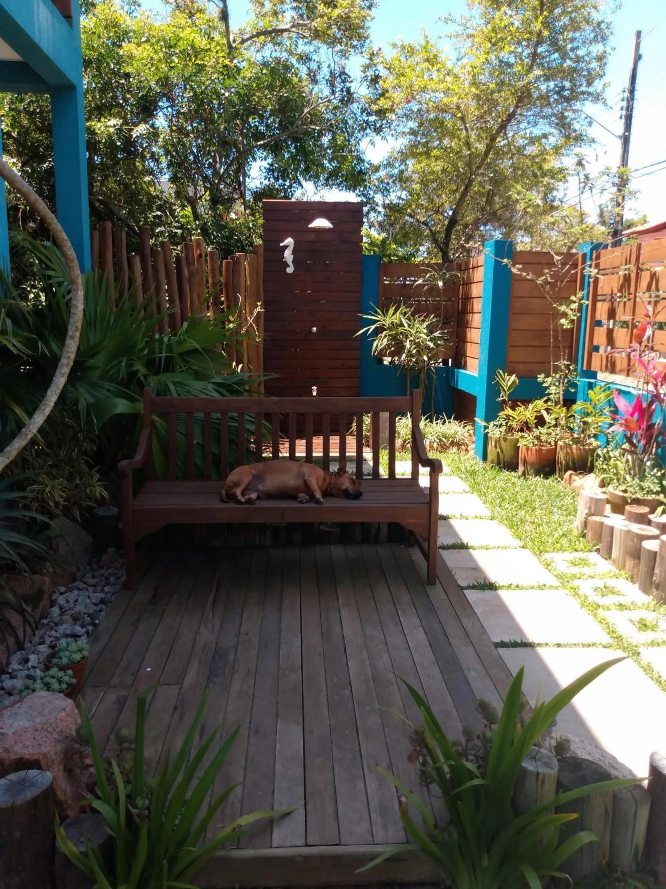 Garden in Pousada Vila Guyrá