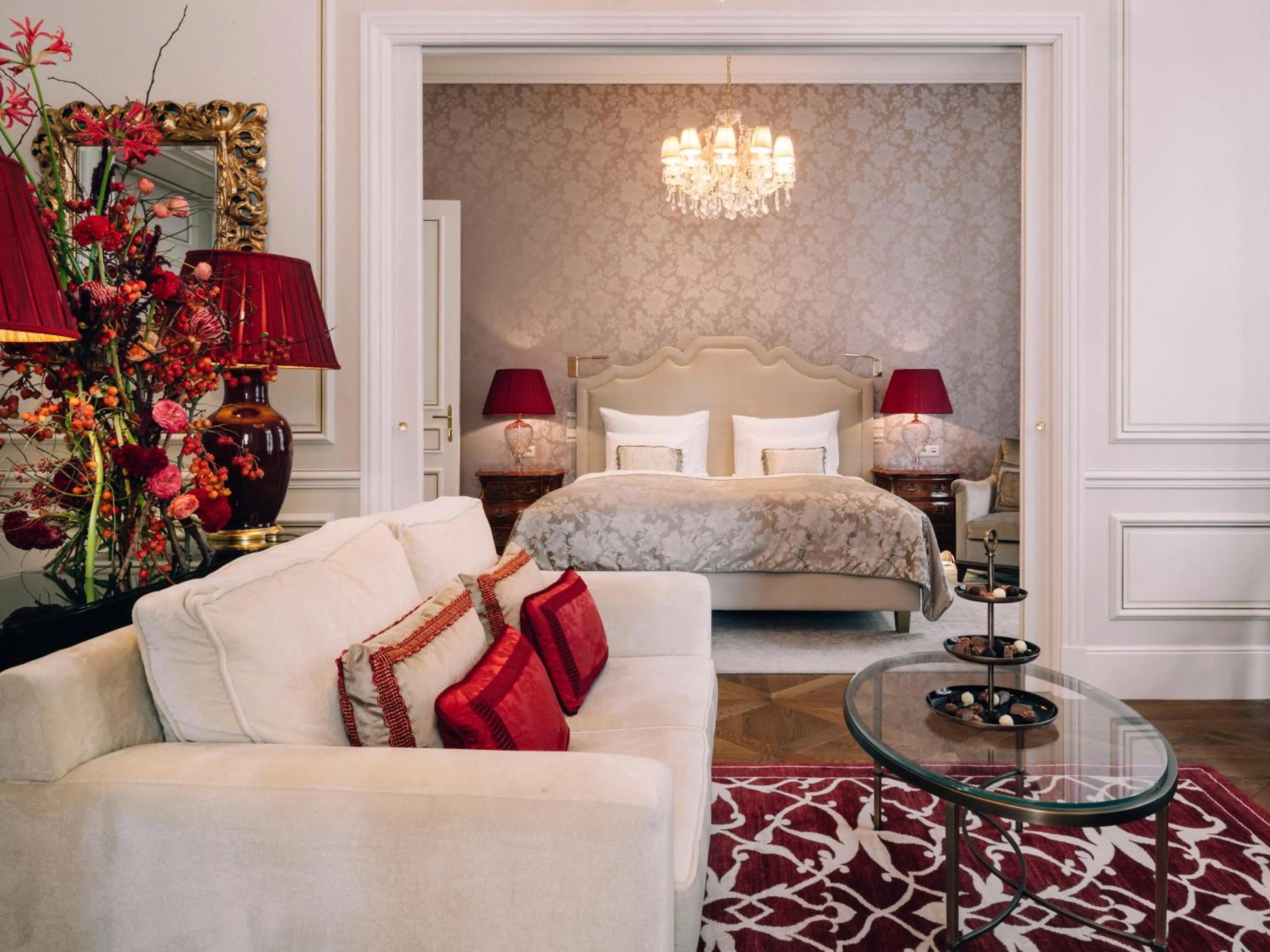 Bedroom, Bed in Hotel Sacher Wien