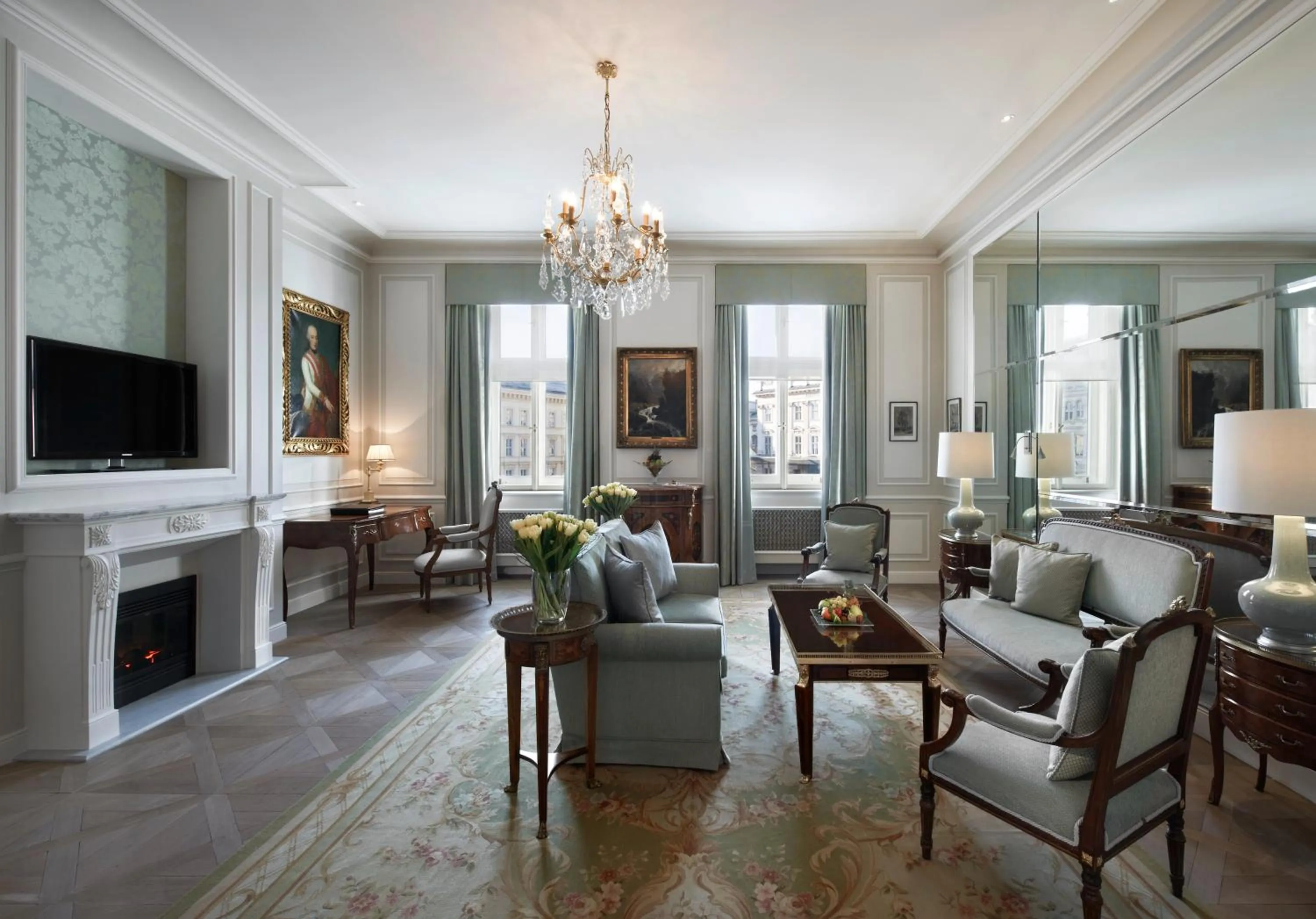 Photo of the whole room in Hotel Sacher Wien