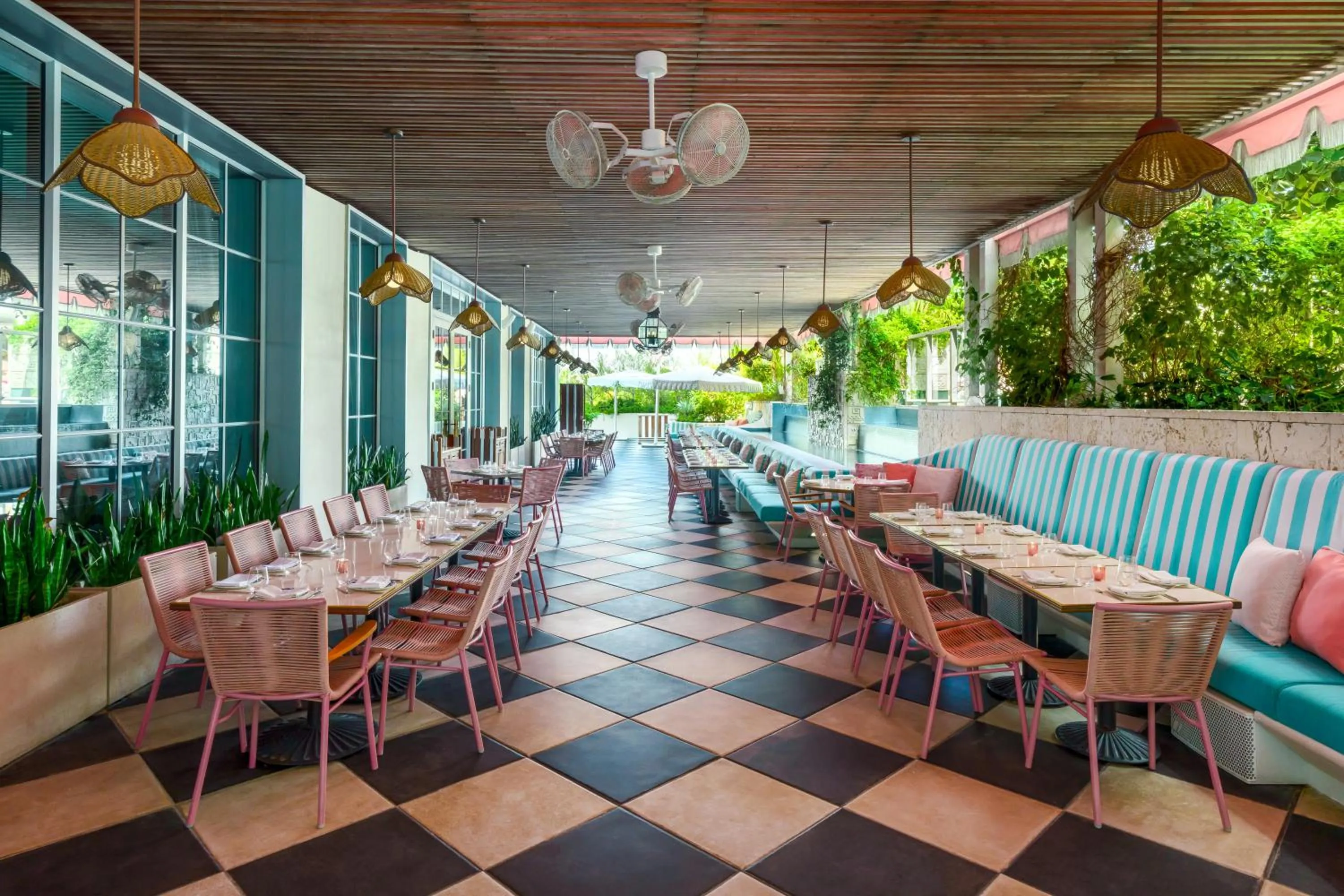 Patio in The Goodtime Hotel, Miami Beach a Tribute Portfolio Hotel