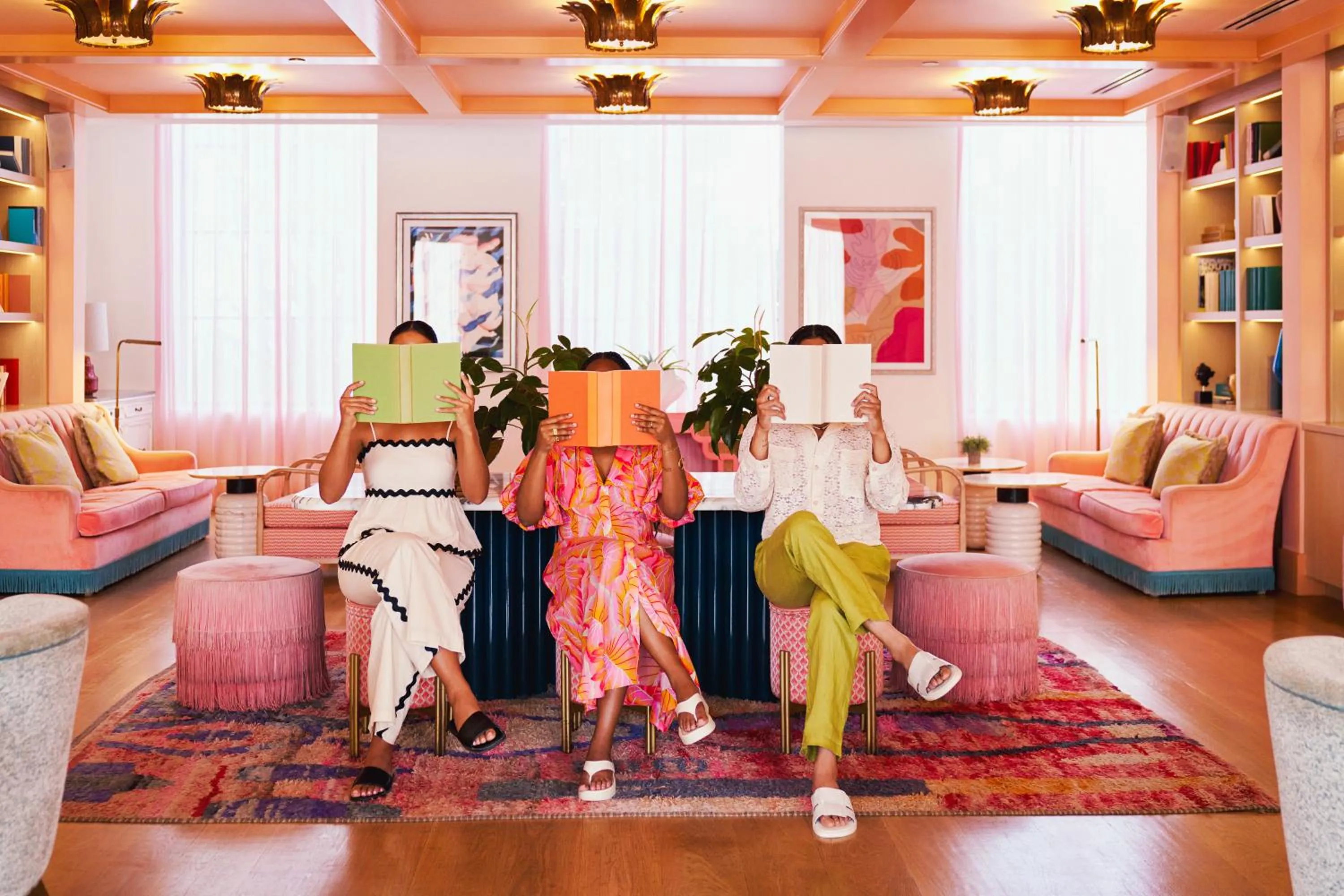 Library in The Goodtime Hotel, Miami Beach a Tribute Portfolio Hotel