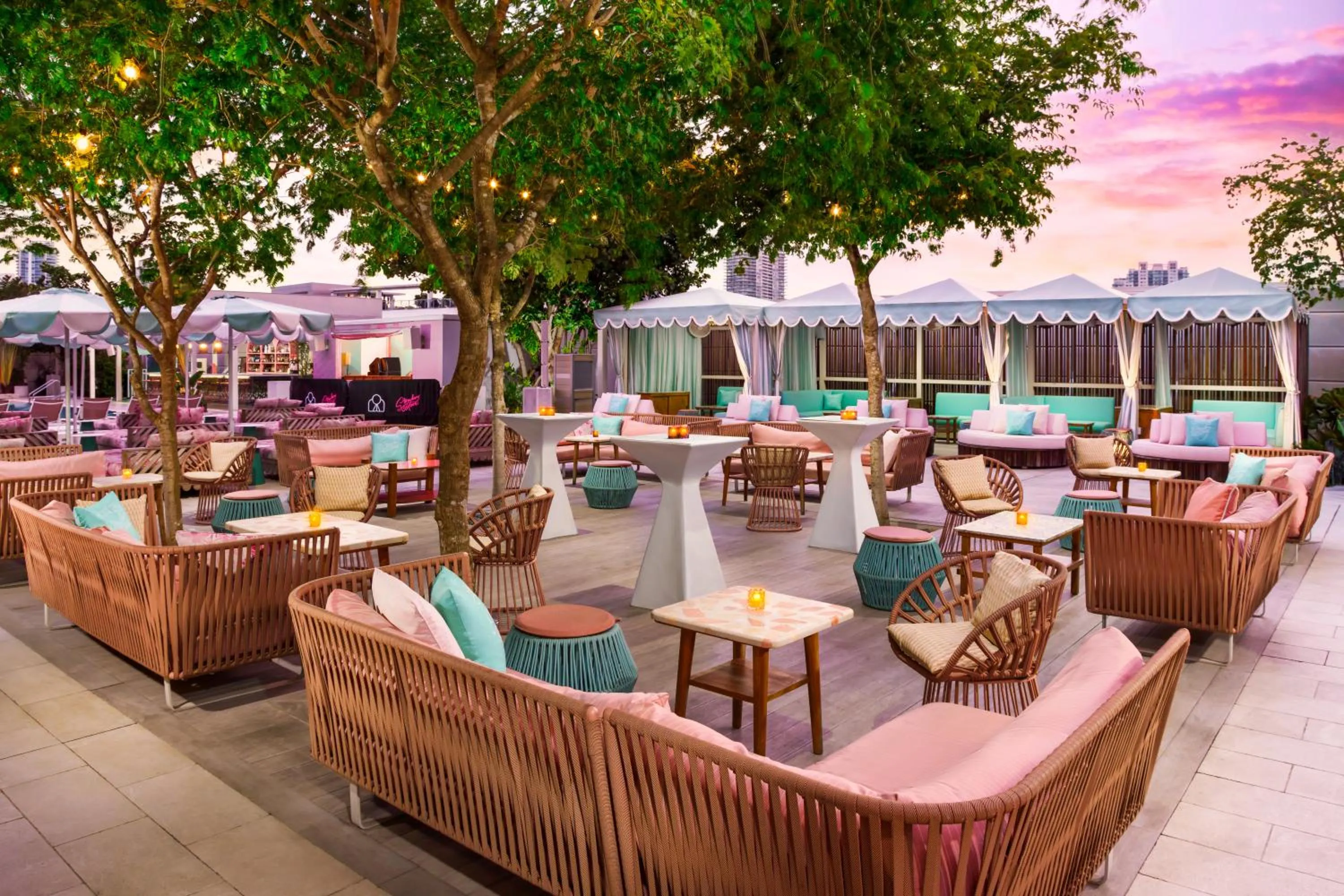 Patio in The Goodtime Hotel, Miami Beach a Tribute Portfolio Hotel