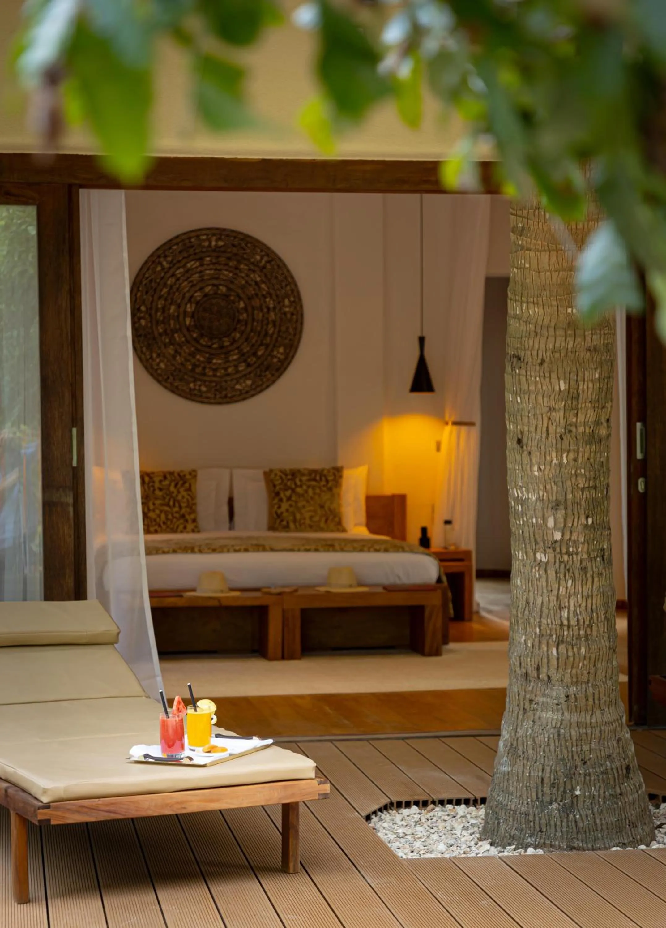 sunbed in Zanzibar White Sand Luxury Villas & Spa - Relais & Chateaux