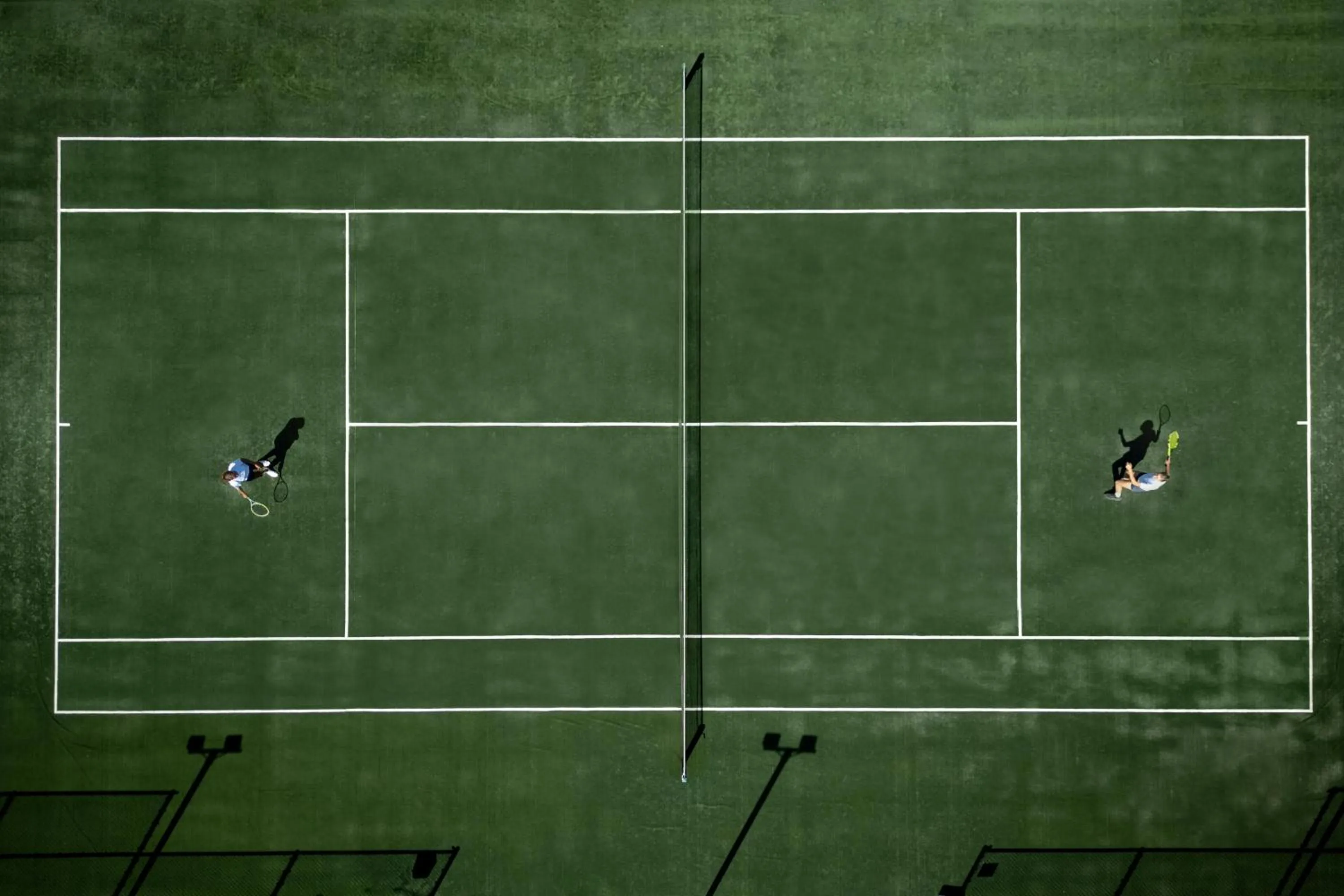 Tennis court in Zanzibar White Sand Luxury Villas & Spa - Relais & Chateaux