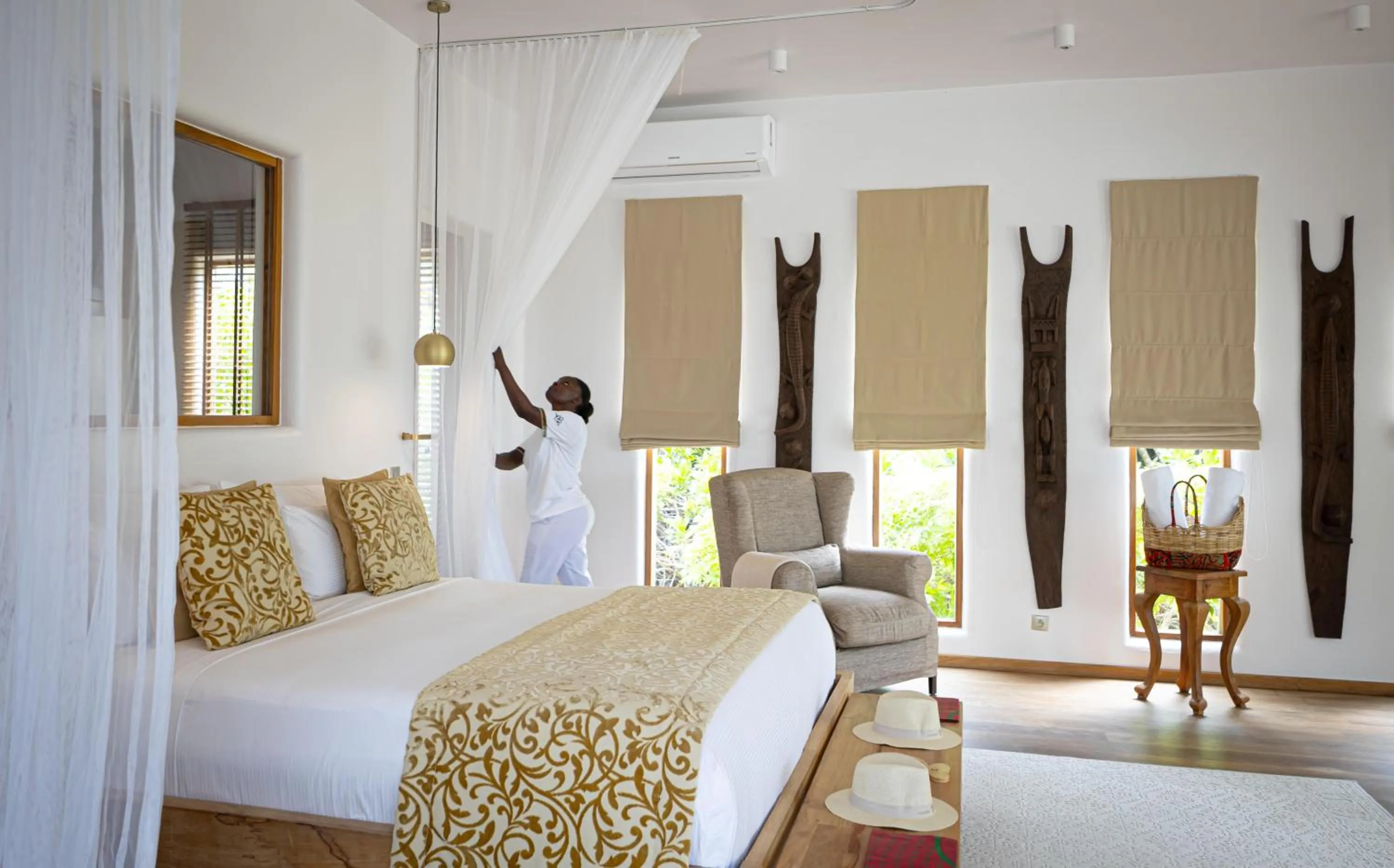 Bedroom, Bed in Zanzibar White Sand Luxury Villas & Spa - Relais & Chateaux