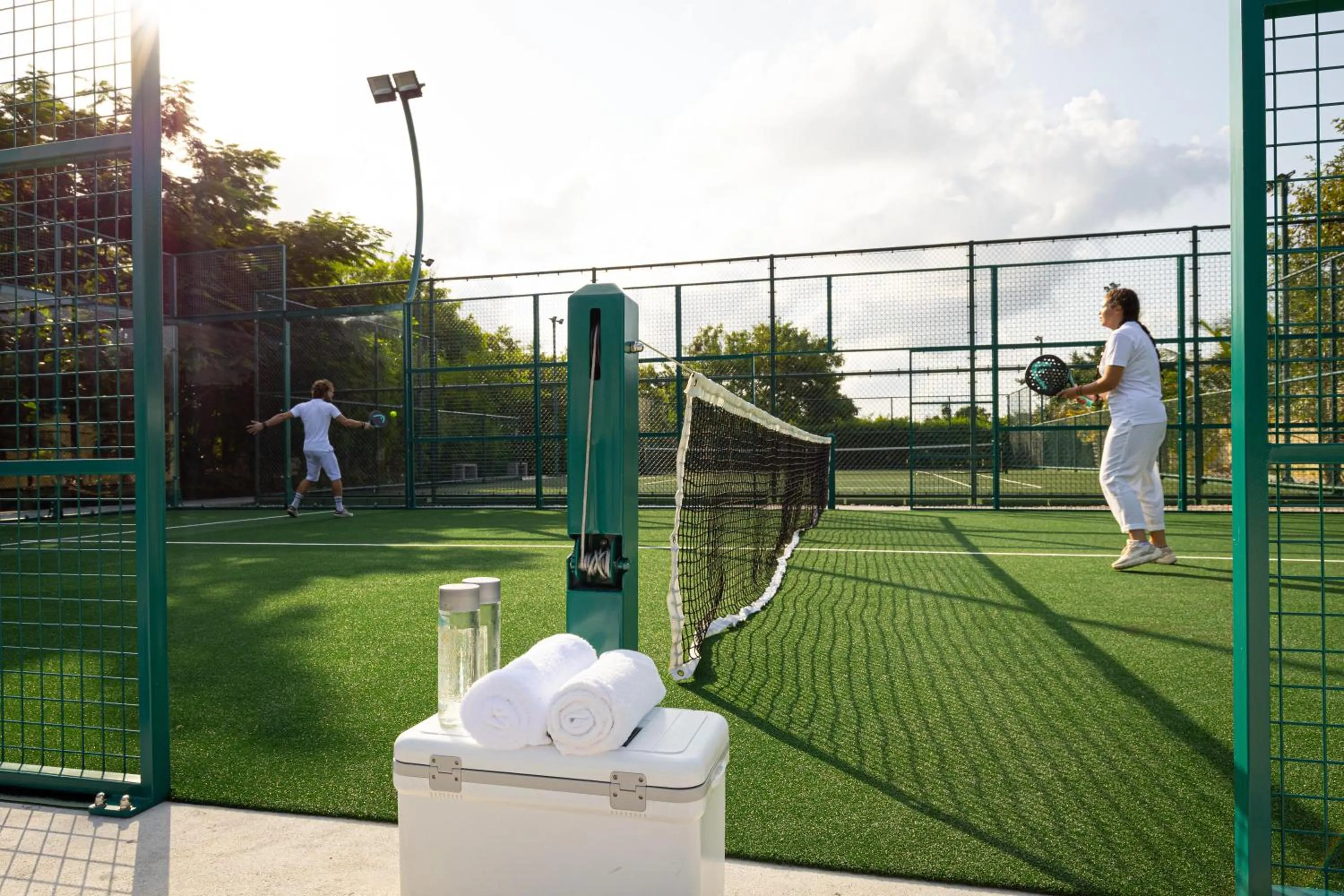 Tennis court in Zanzibar White Sand Luxury Villas & Spa - Relais & Chateaux