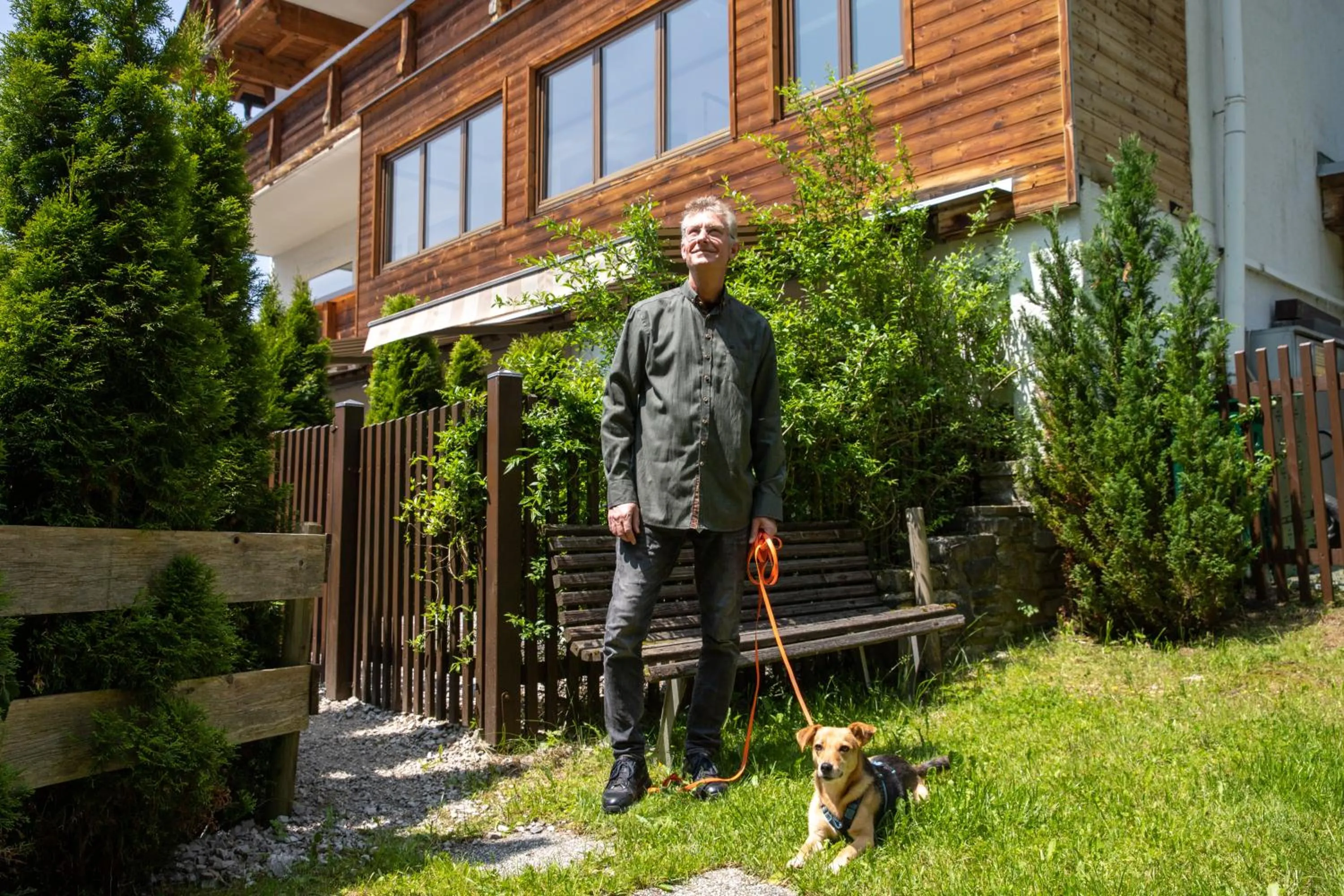 Garden in Hotel Pension Tyrol
