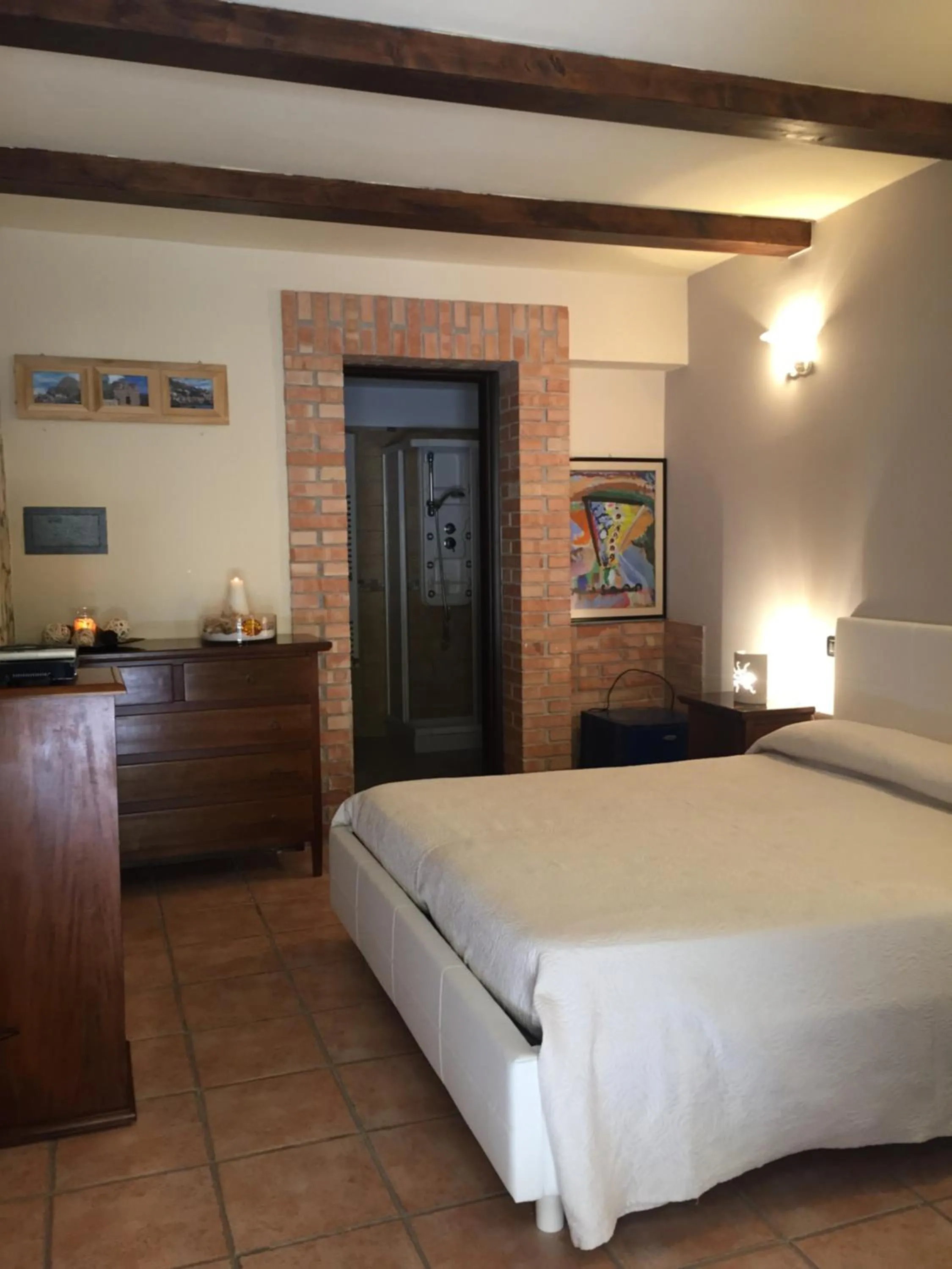 Balcony/Terrace, Bed in B&B La Collina Felice