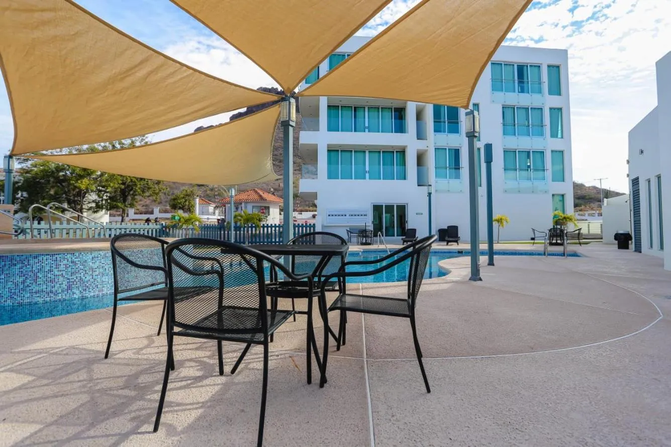 Swimming pool in Suites Rubí - Las Mejores vistas de San Carlos