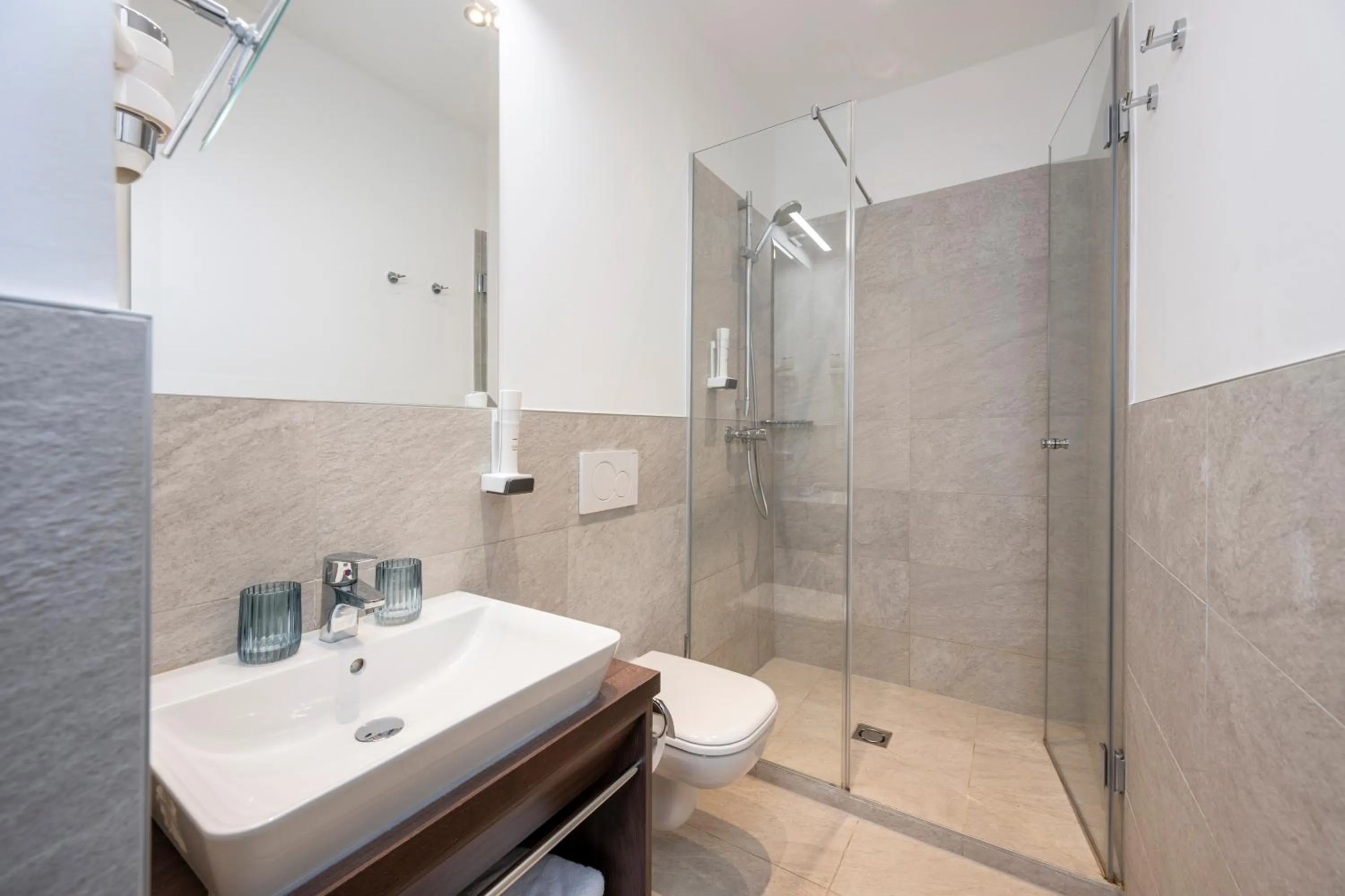 Shower in Salzburg Hotel Lilienhof