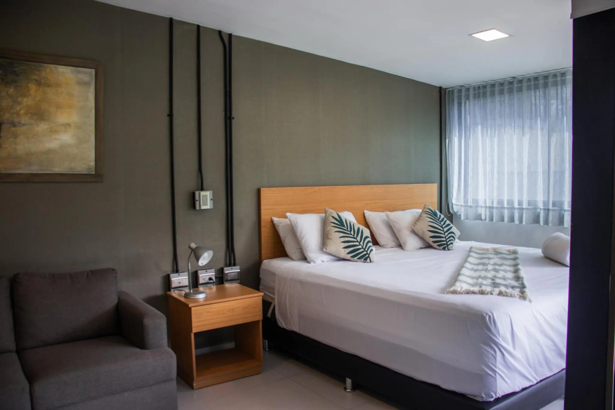 Bed in Hotel Bambu Milla De Oro