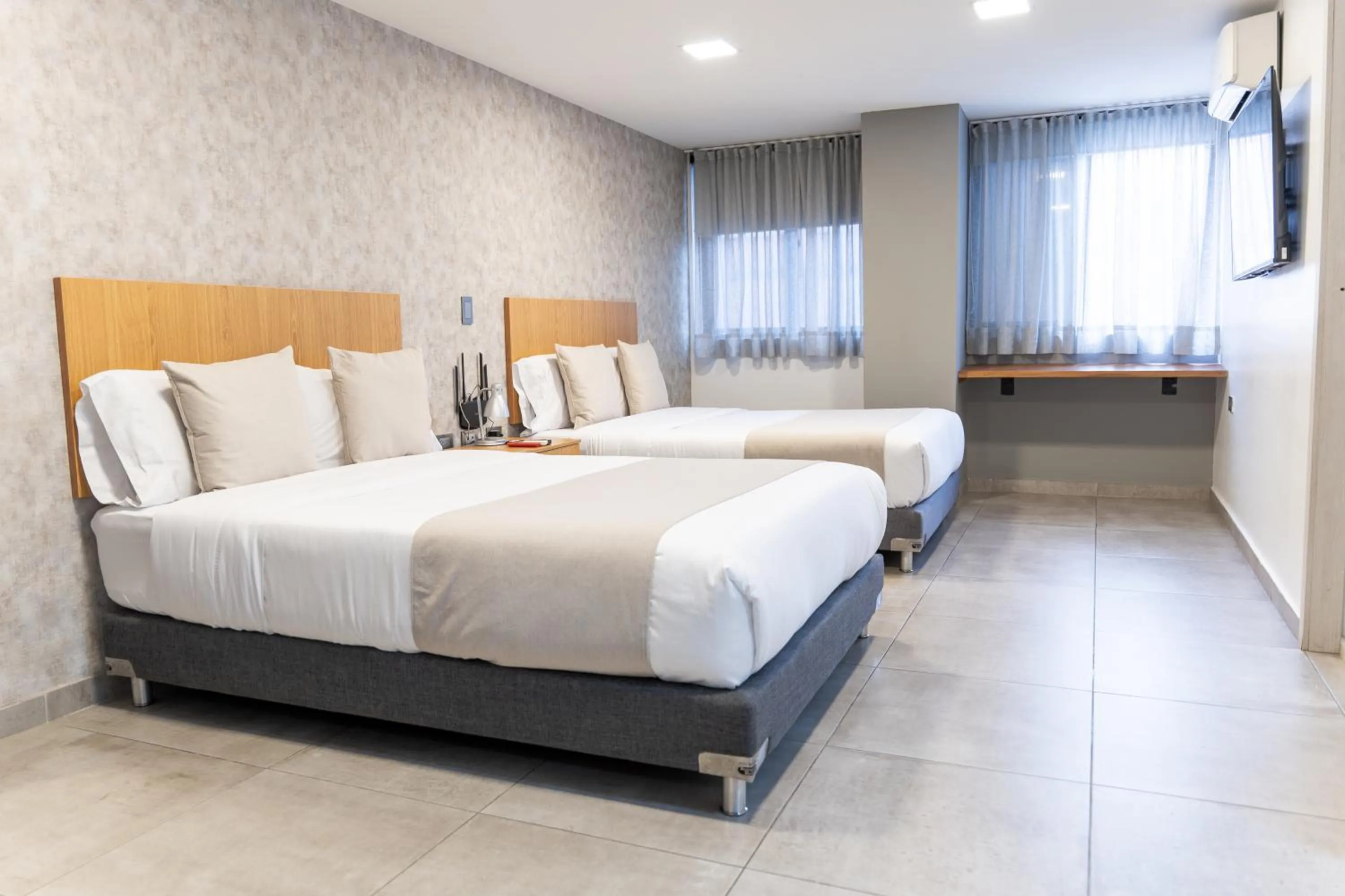 Bed in Hotel Bambu Milla De Oro