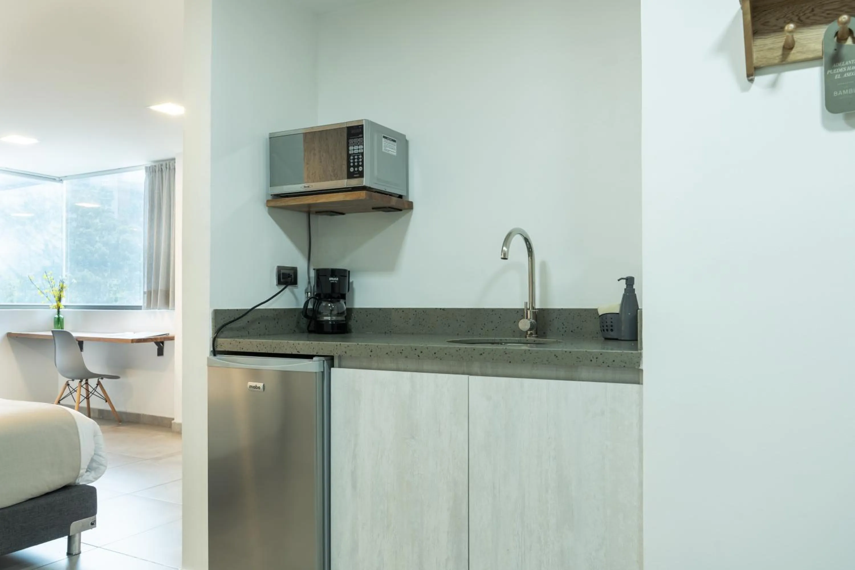 Kitchen or kitchenette in Hotel Bambu Milla De Oro