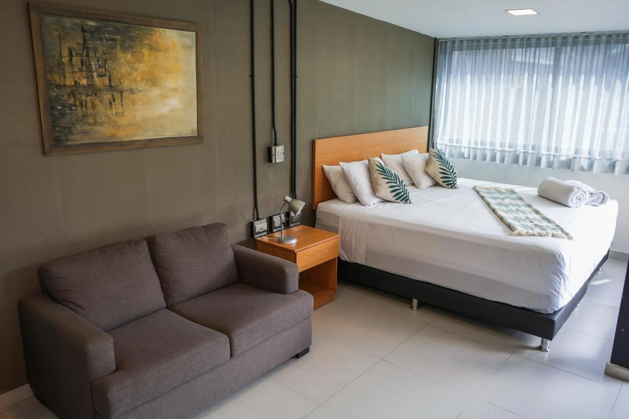 Bed in Hotel Bambu Milla De Oro