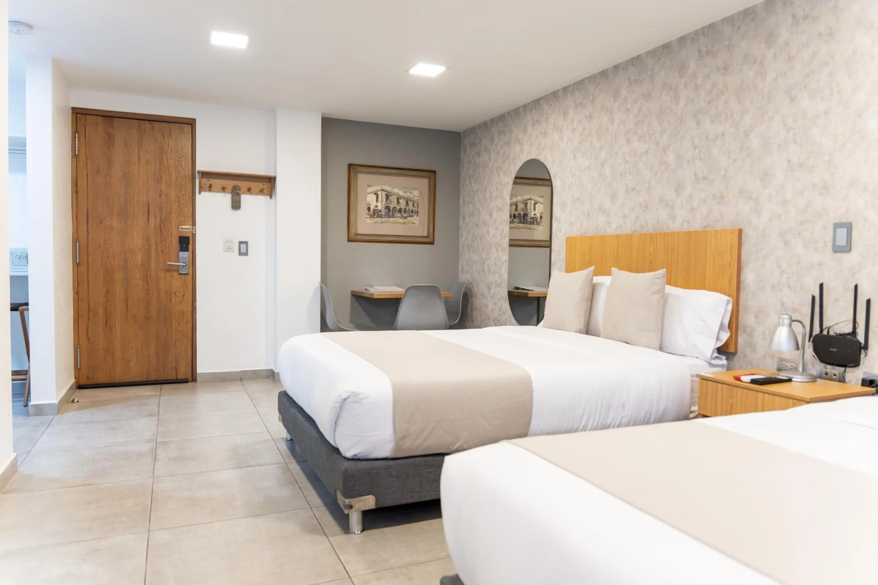 Bed in Hotel Bambu Milla De Oro