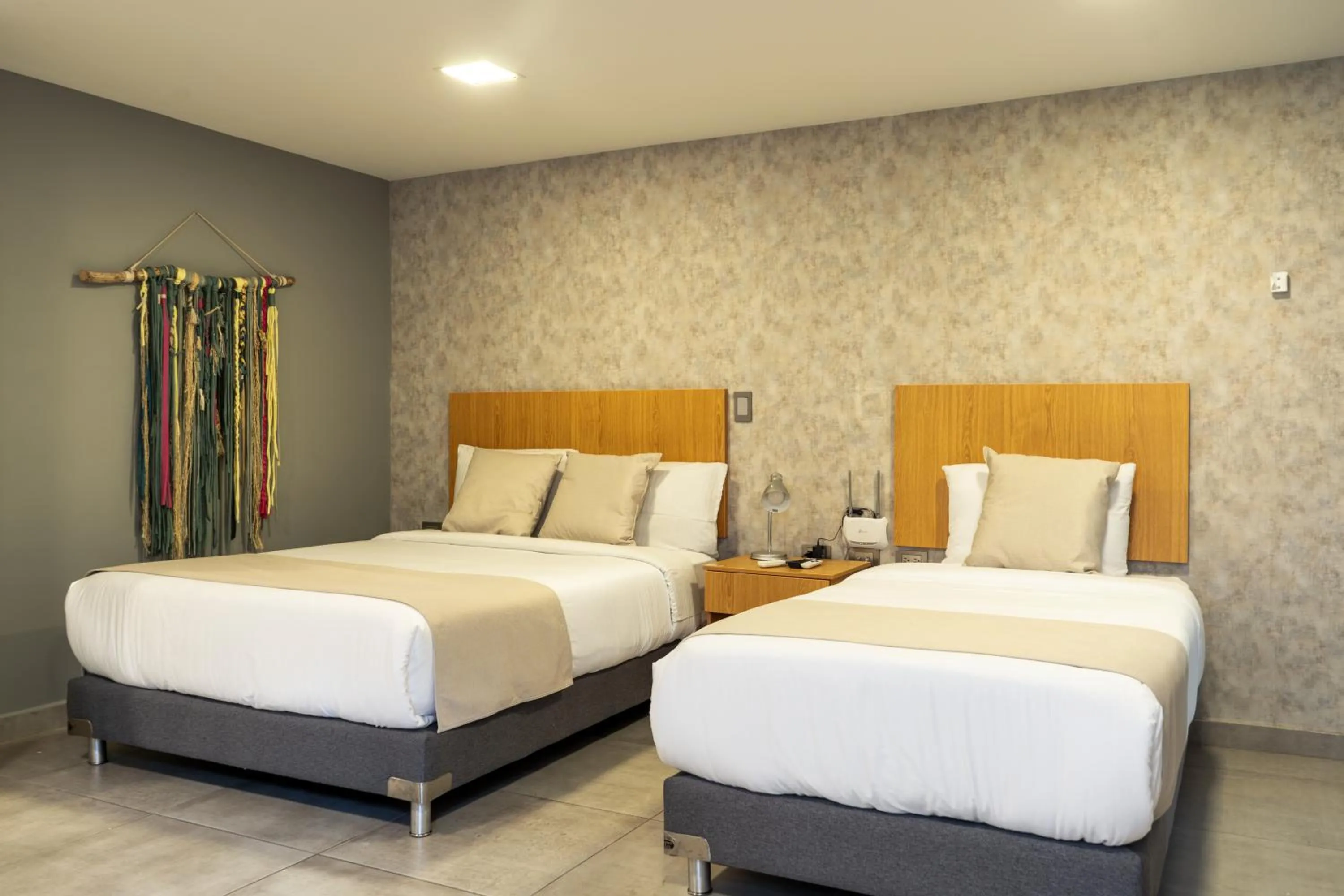 Bed in Hotel Bambu Milla De Oro