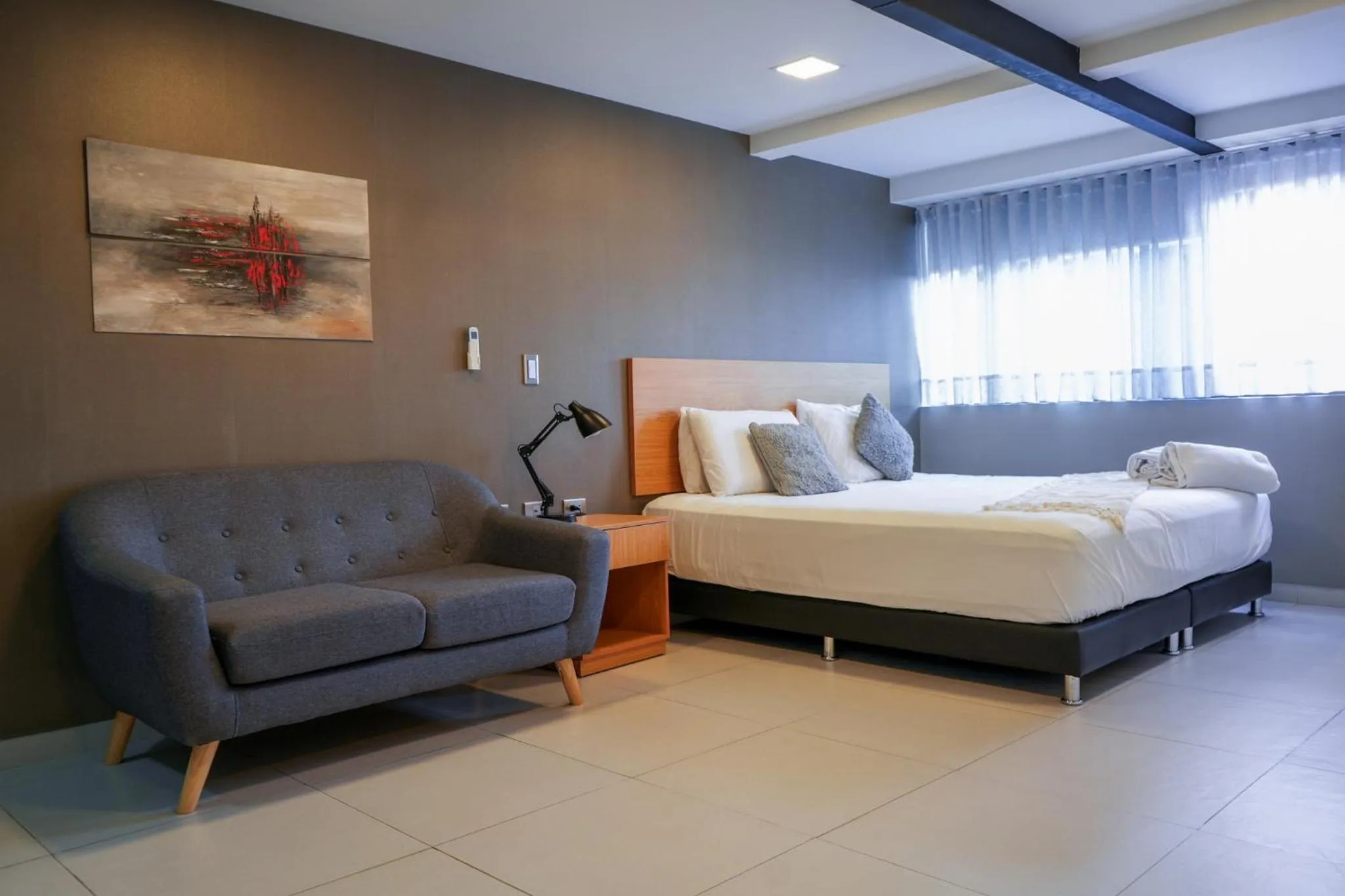 Bed in Hotel Bambu Milla De Oro