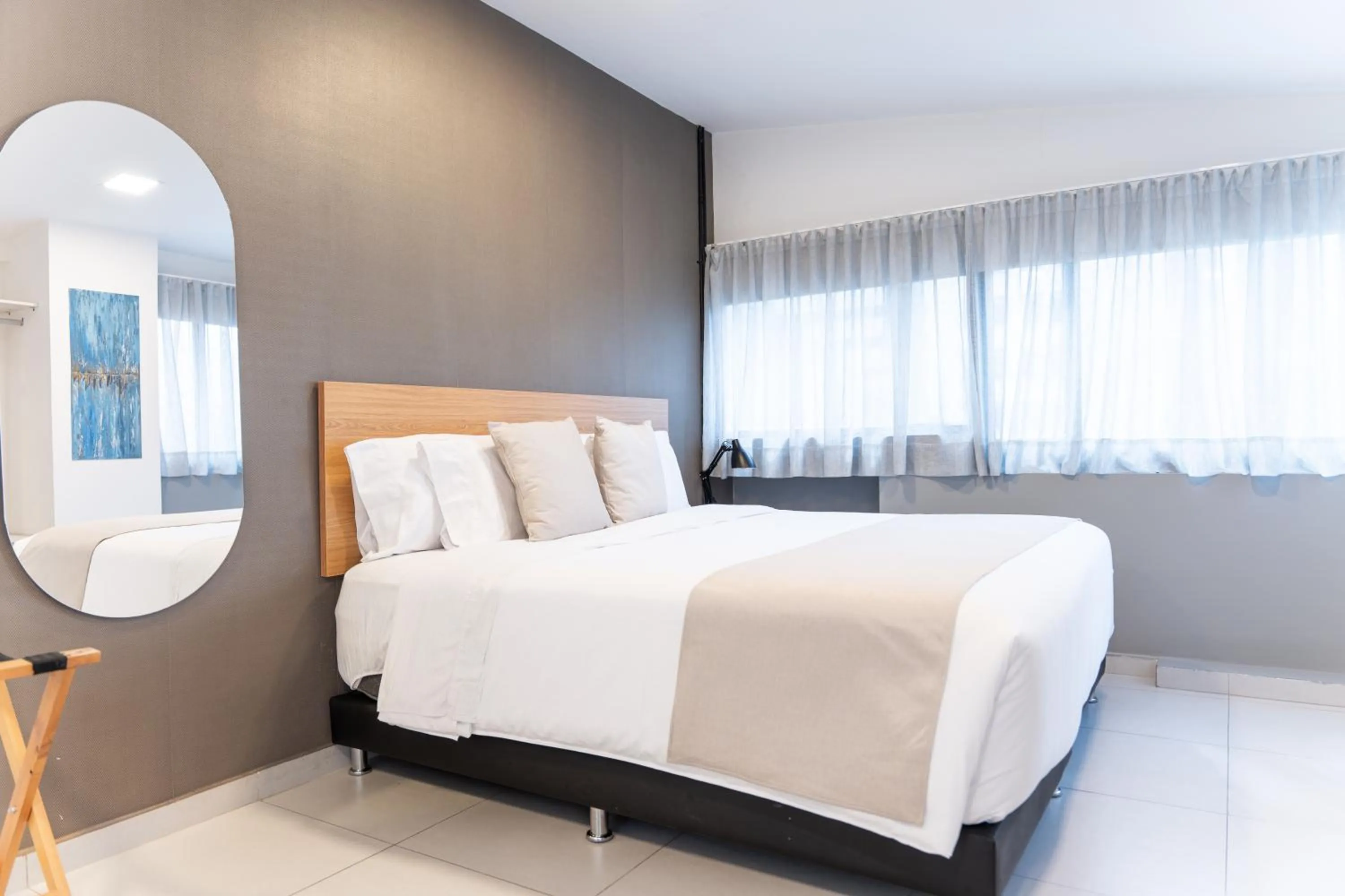 Bed in Hotel Bambu Milla De Oro