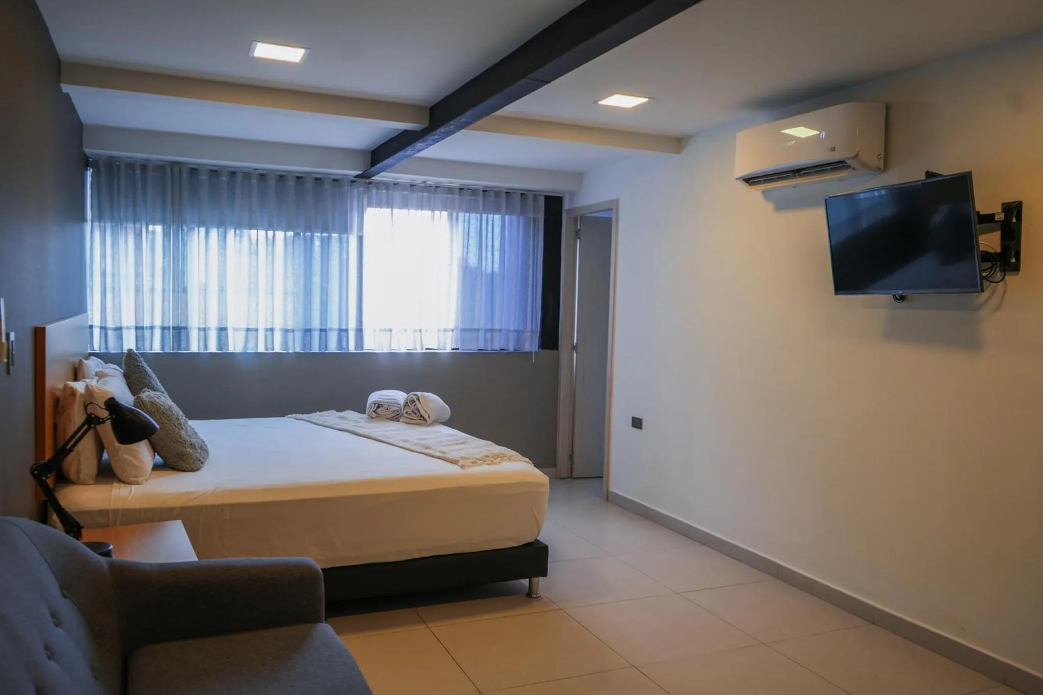 Bed in Hotel Bambu Milla De Oro