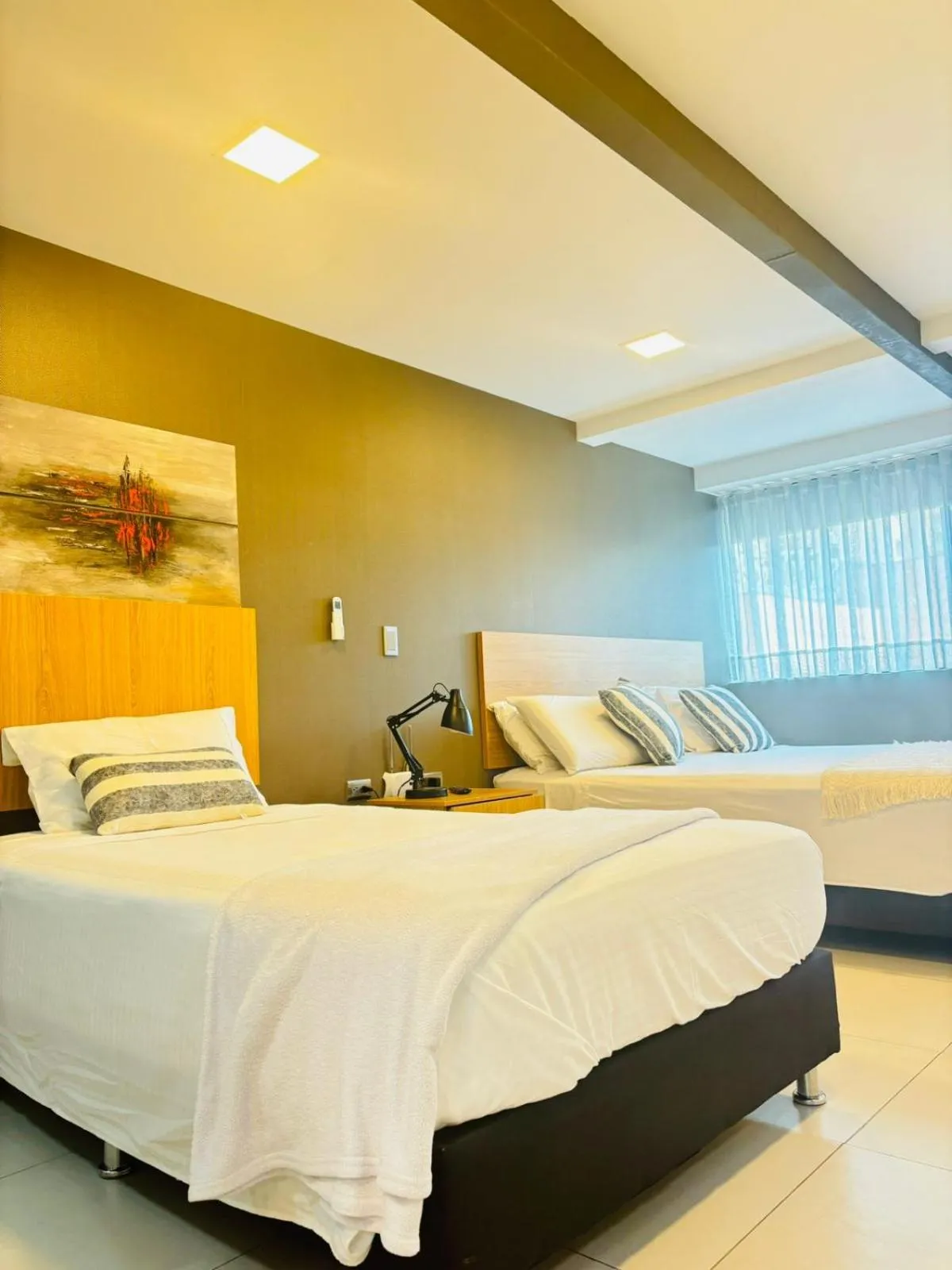 Bed in Hotel Bambu Milla De Oro