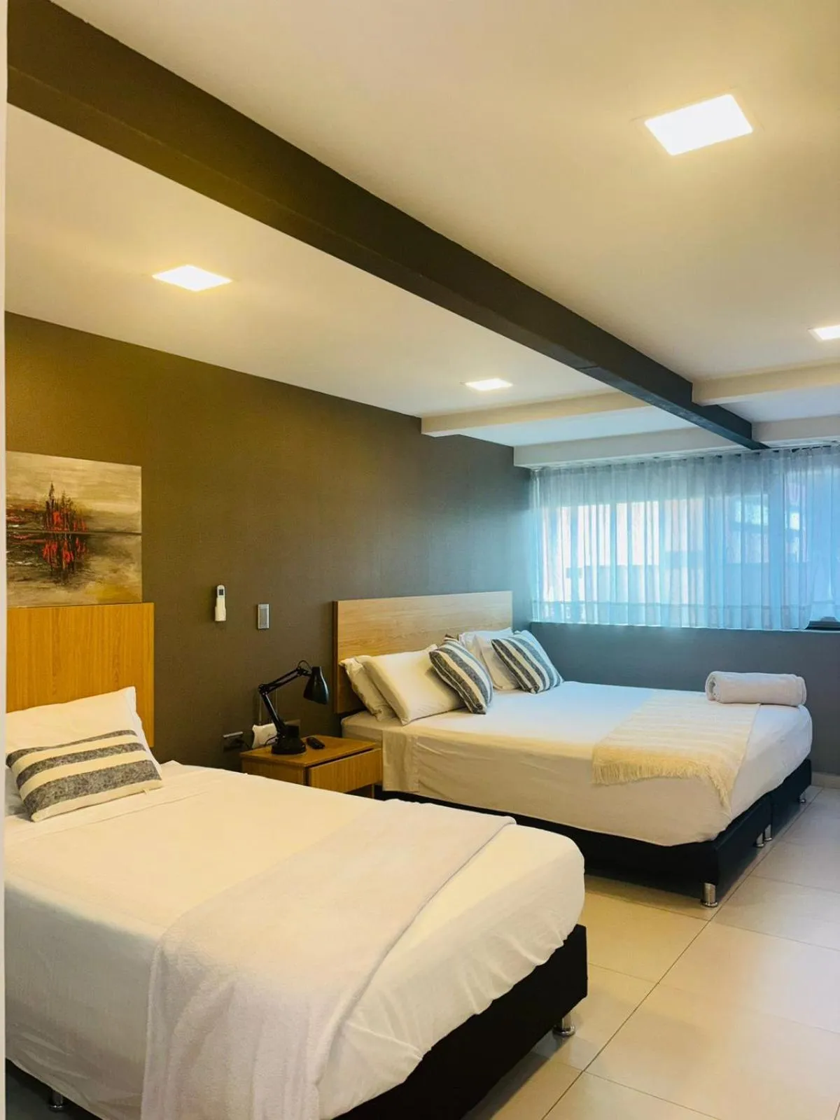 Bed in Hotel Bambu Milla De Oro