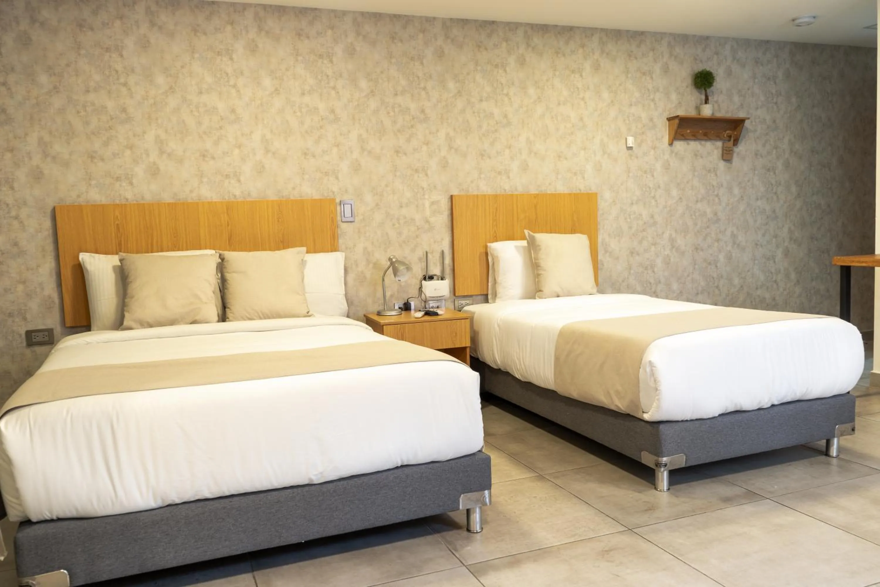 Bed in Hotel Bambu Milla De Oro