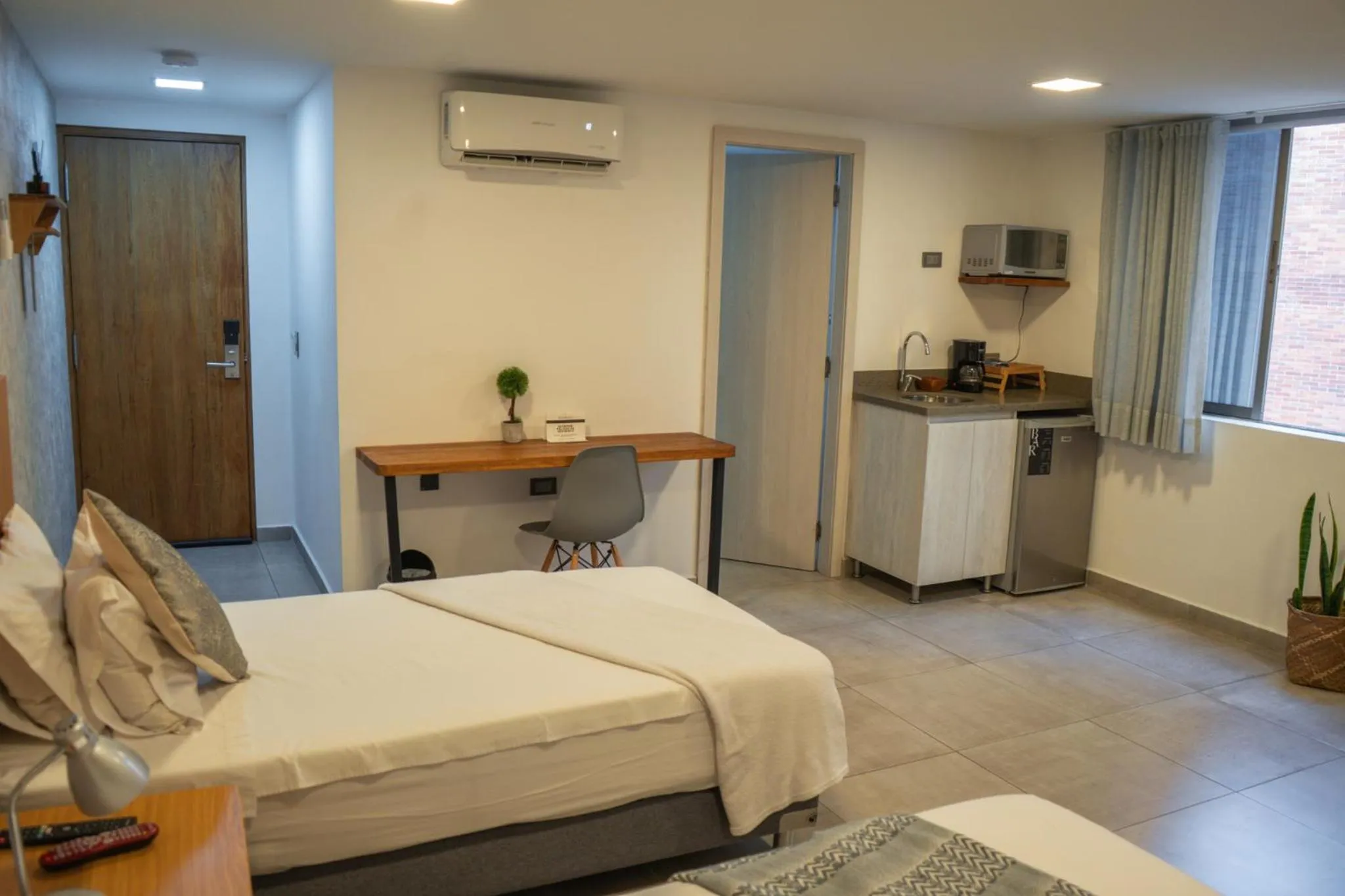 Bed in Hotel Bambu Milla De Oro