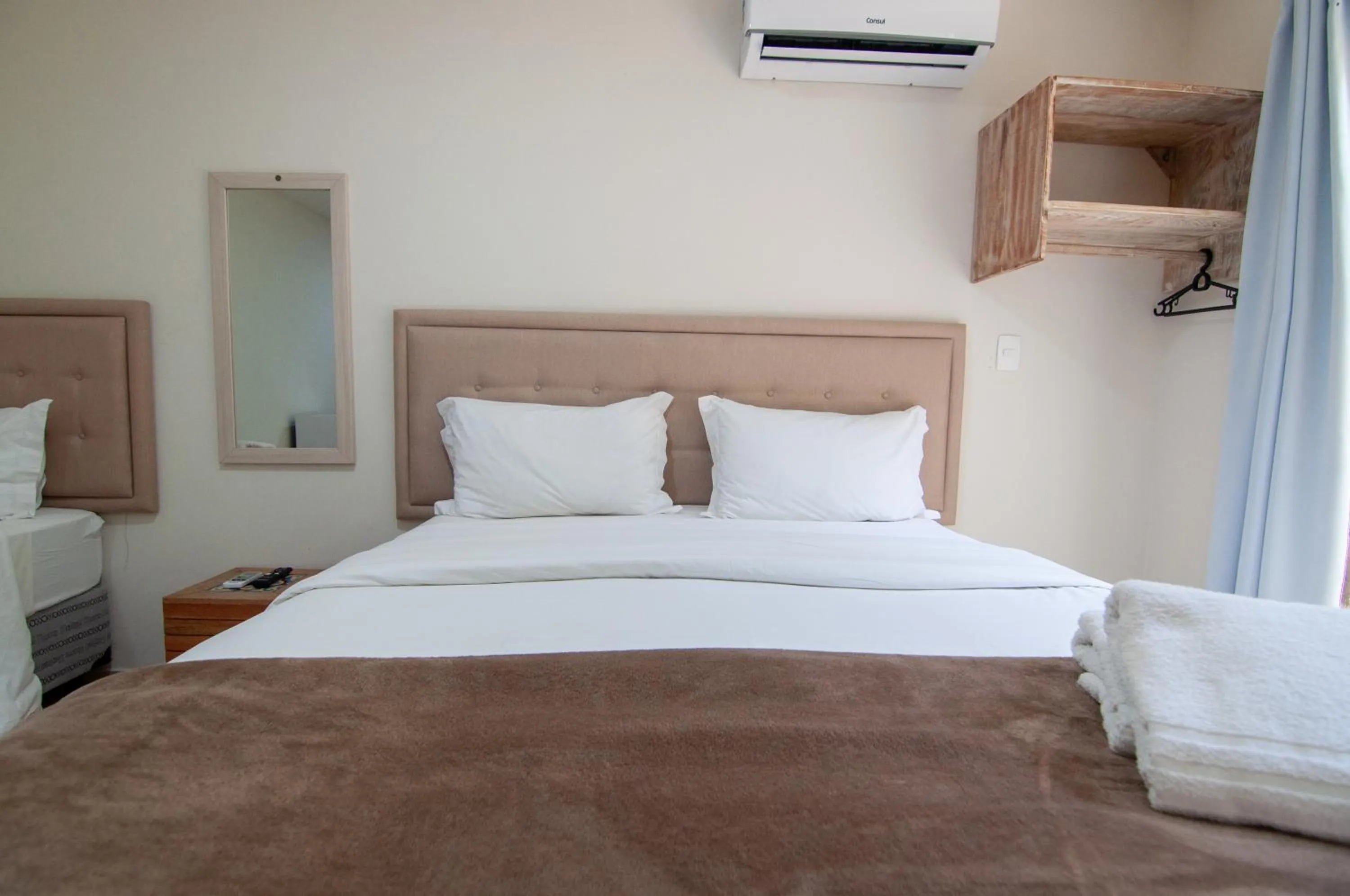 Bed in Pousada Maktub