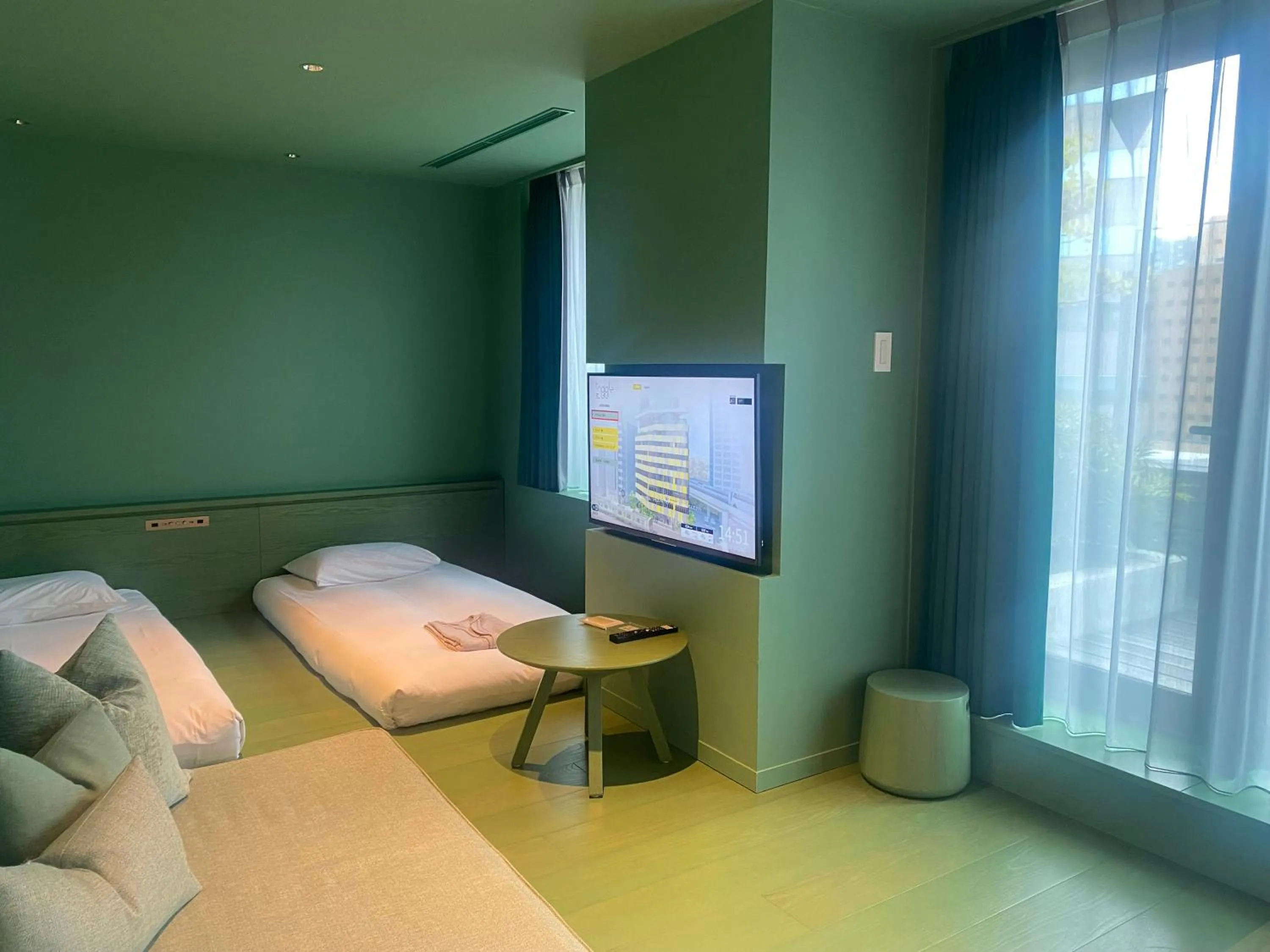 Bed in toggle hotel suidobashi TOKYO